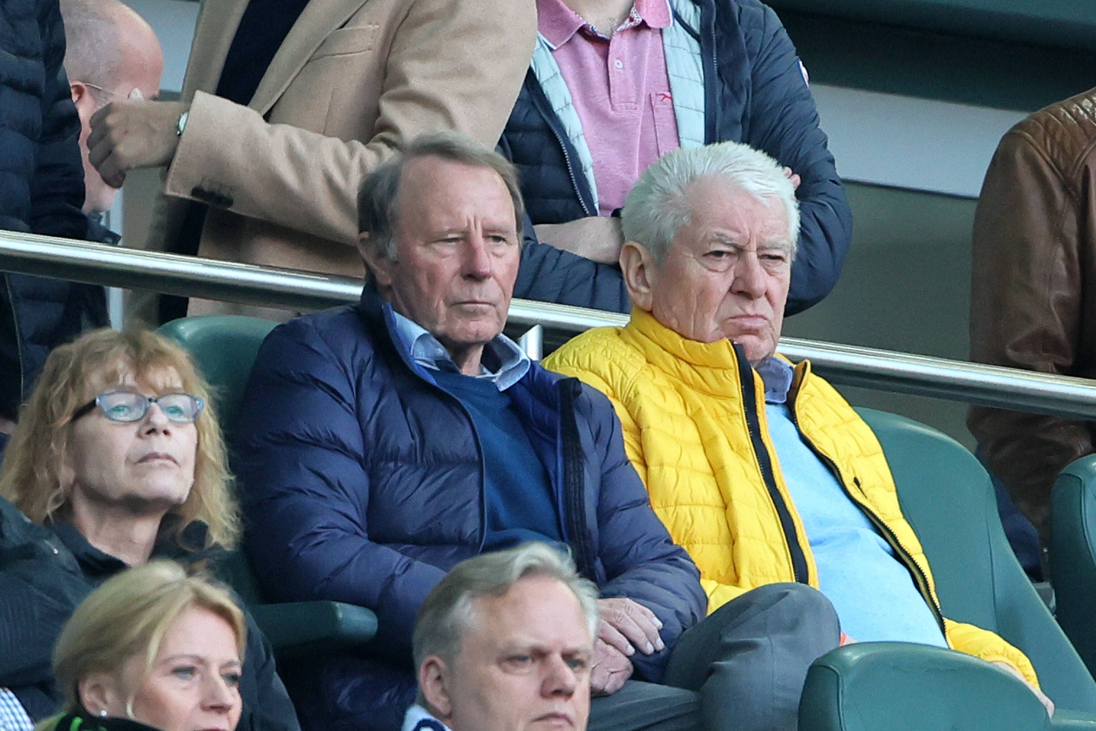 Berti Vogts auf der Tribüne im Borussia-Park.