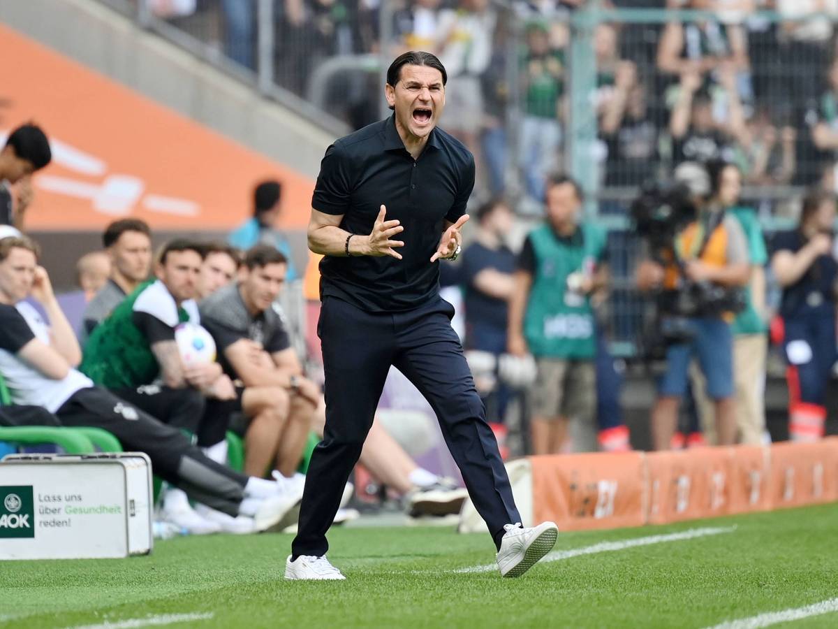 Gerardo Seoane gibt am Spielfeldrand Anweisungen.