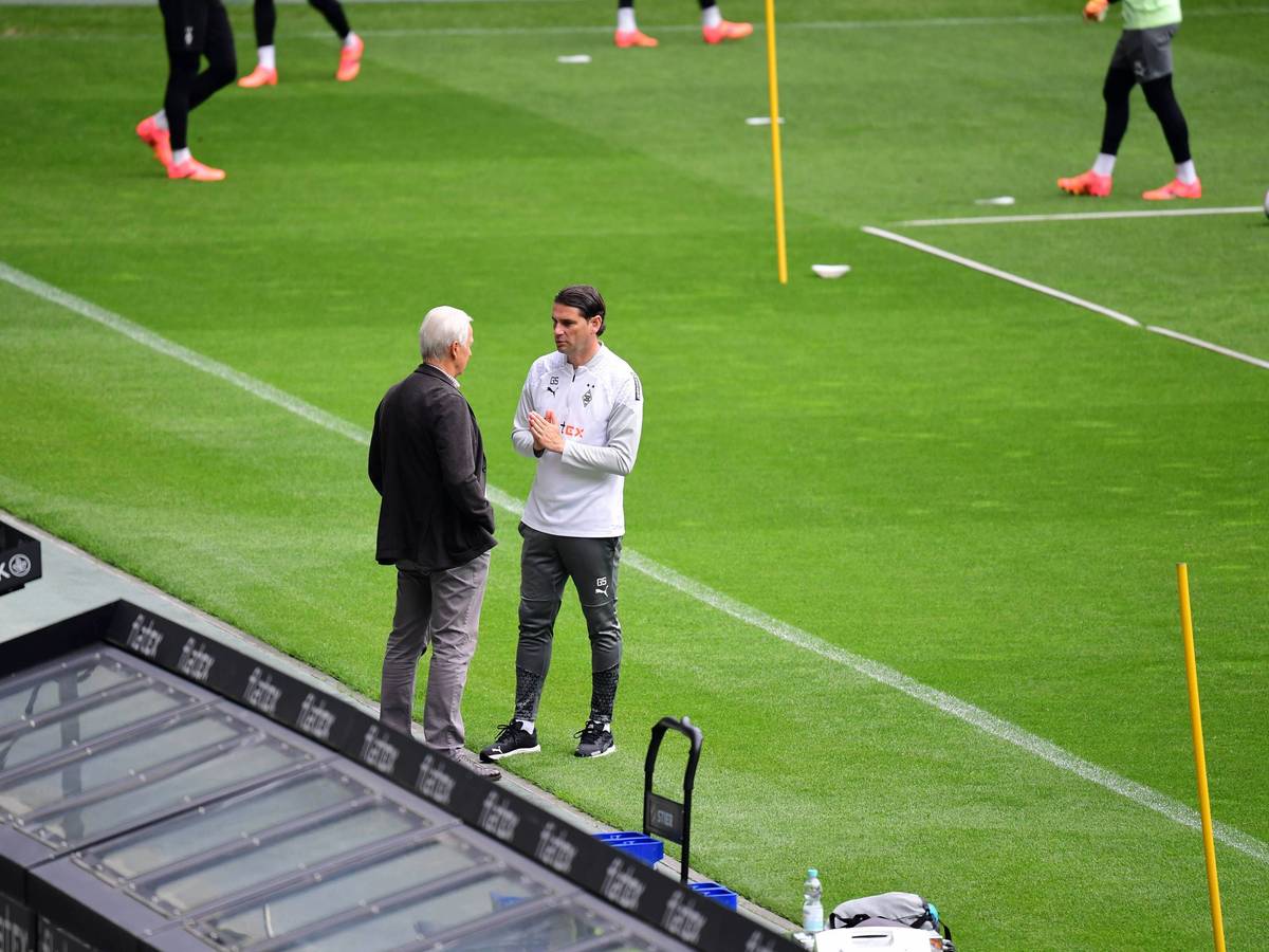 Gerardo Seoane im Gespräch mit Rainer Bonhof.