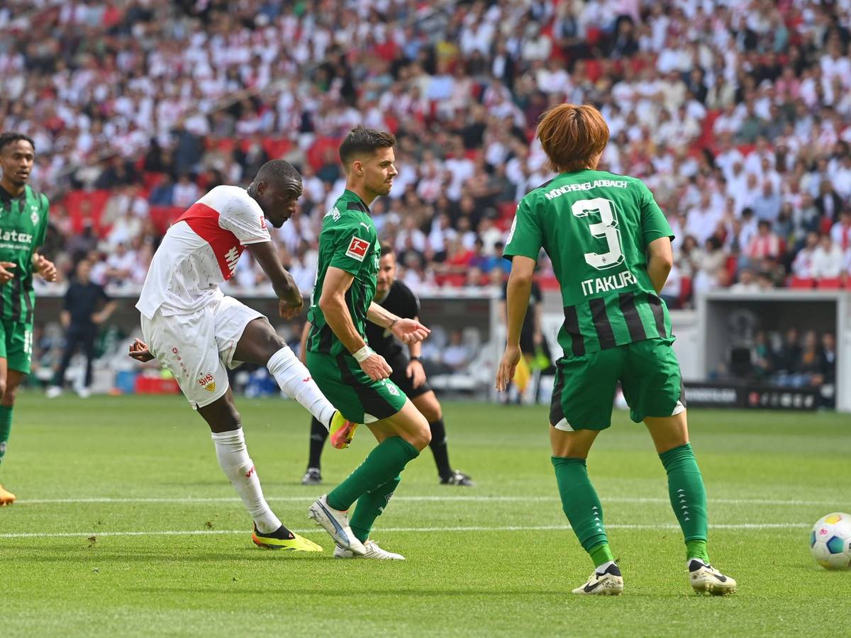 Serhou Guirassy beim 1:0.