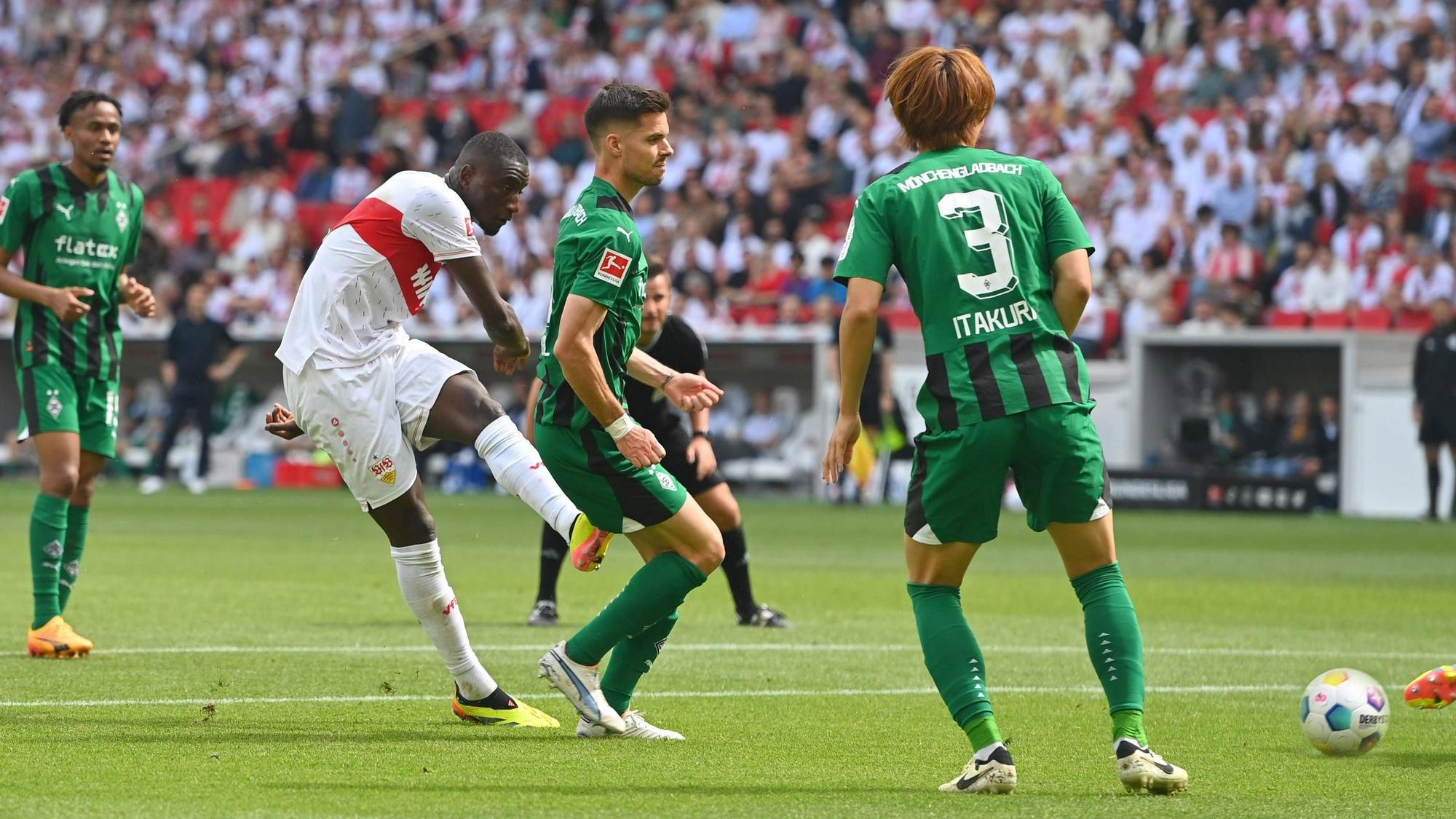 Serhou Guirassy beim 1:0.