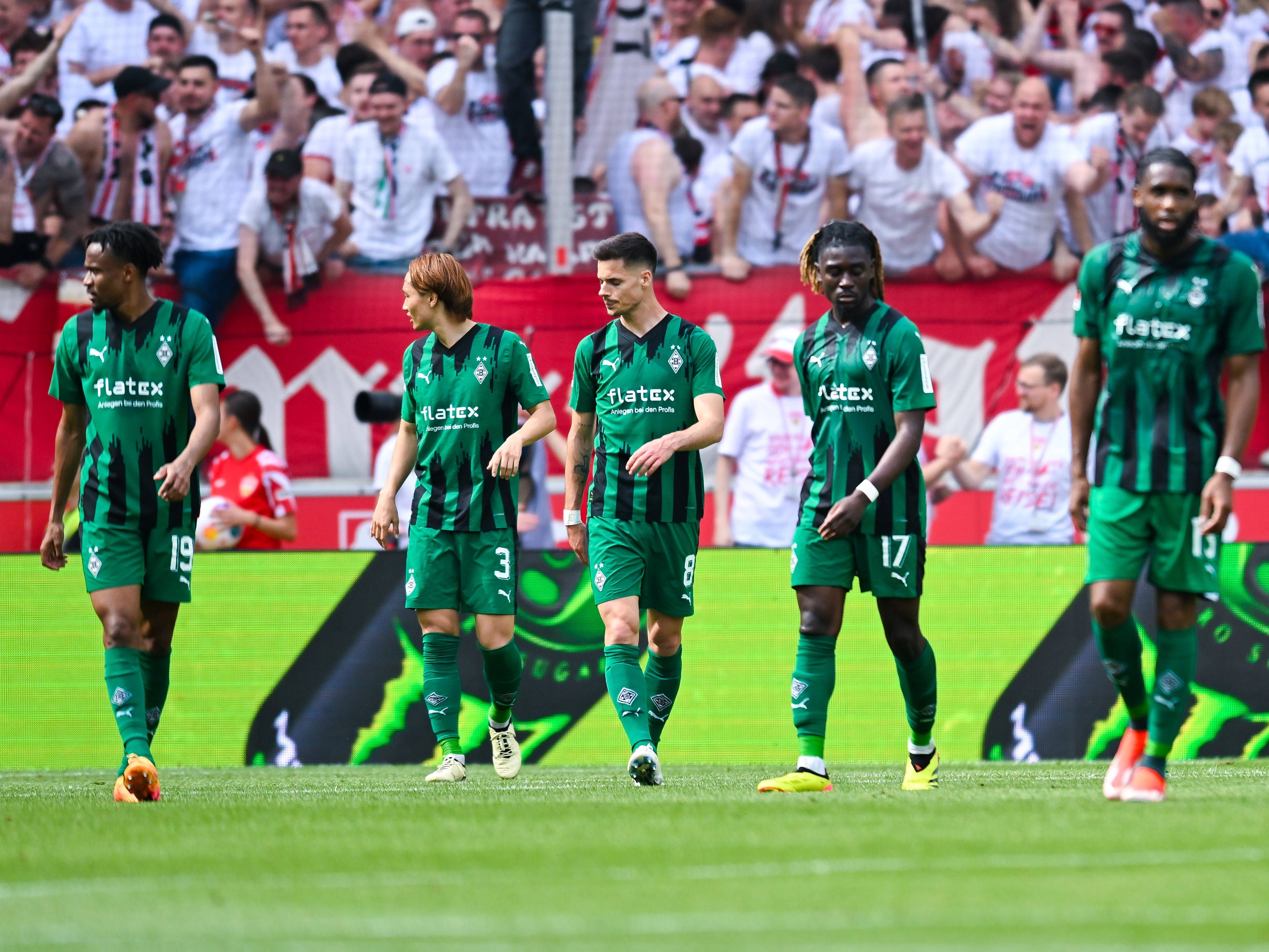 Borussia-Spieler nach einem Gegentor.