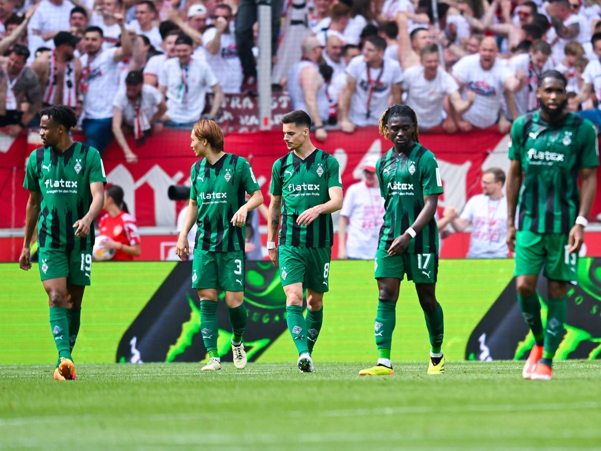 Borussia-Spieler nach einem Gegentor.