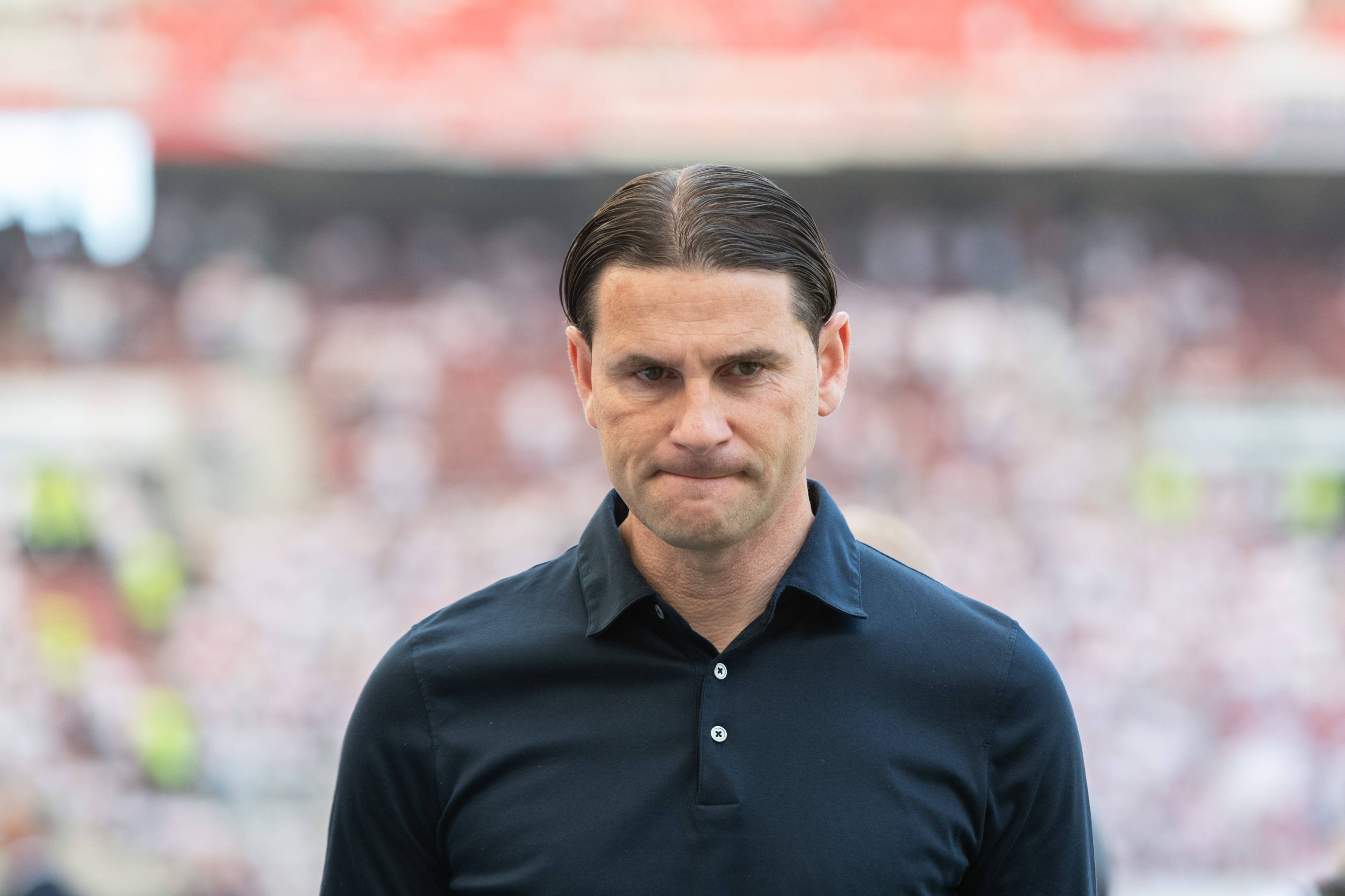 Gerardo Seone vor dem Gladbach-Spiel in Stuttgart.