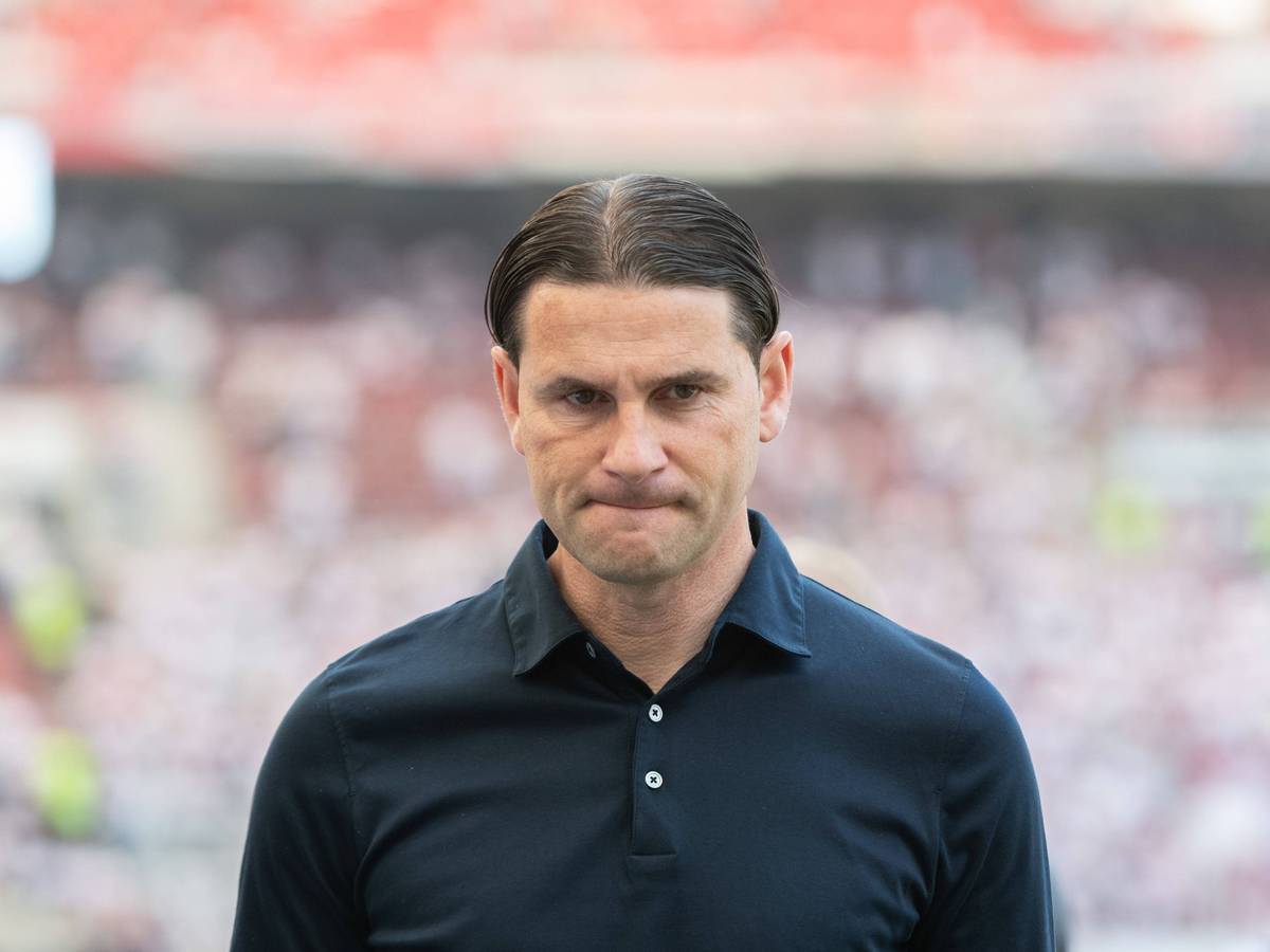 Gerardo Seone vor dem Gladbach-Spiel in Stuttgart.
