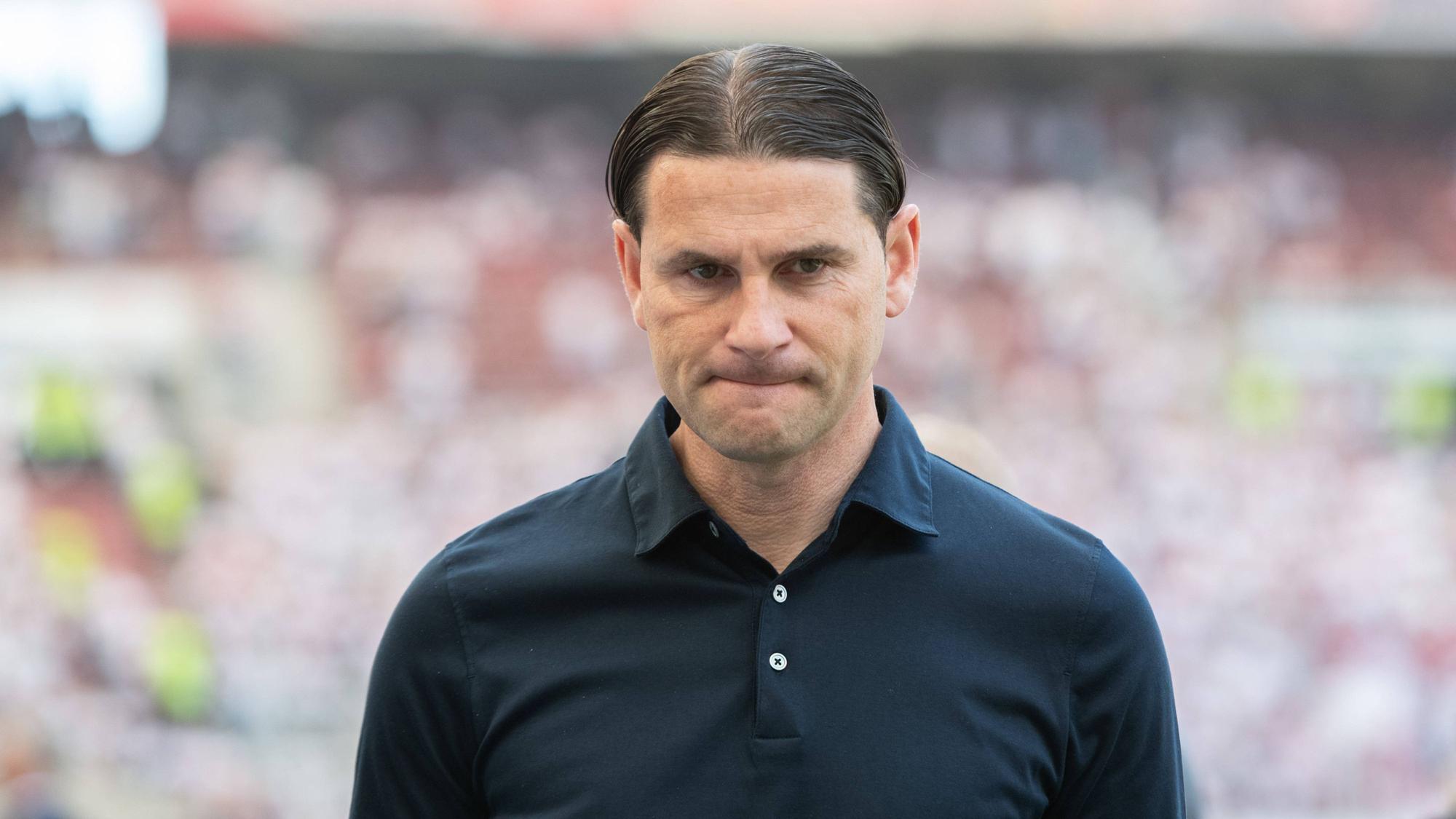 Gerardo Seone vor dem Gladbach-Spiel in Stuttgart.