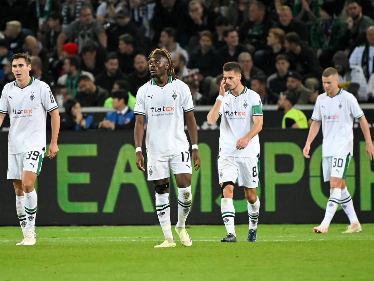 Manu Koné blickt enttäuscht.