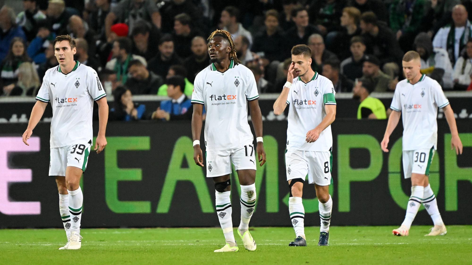 Manu Koné blickt enttäuscht.