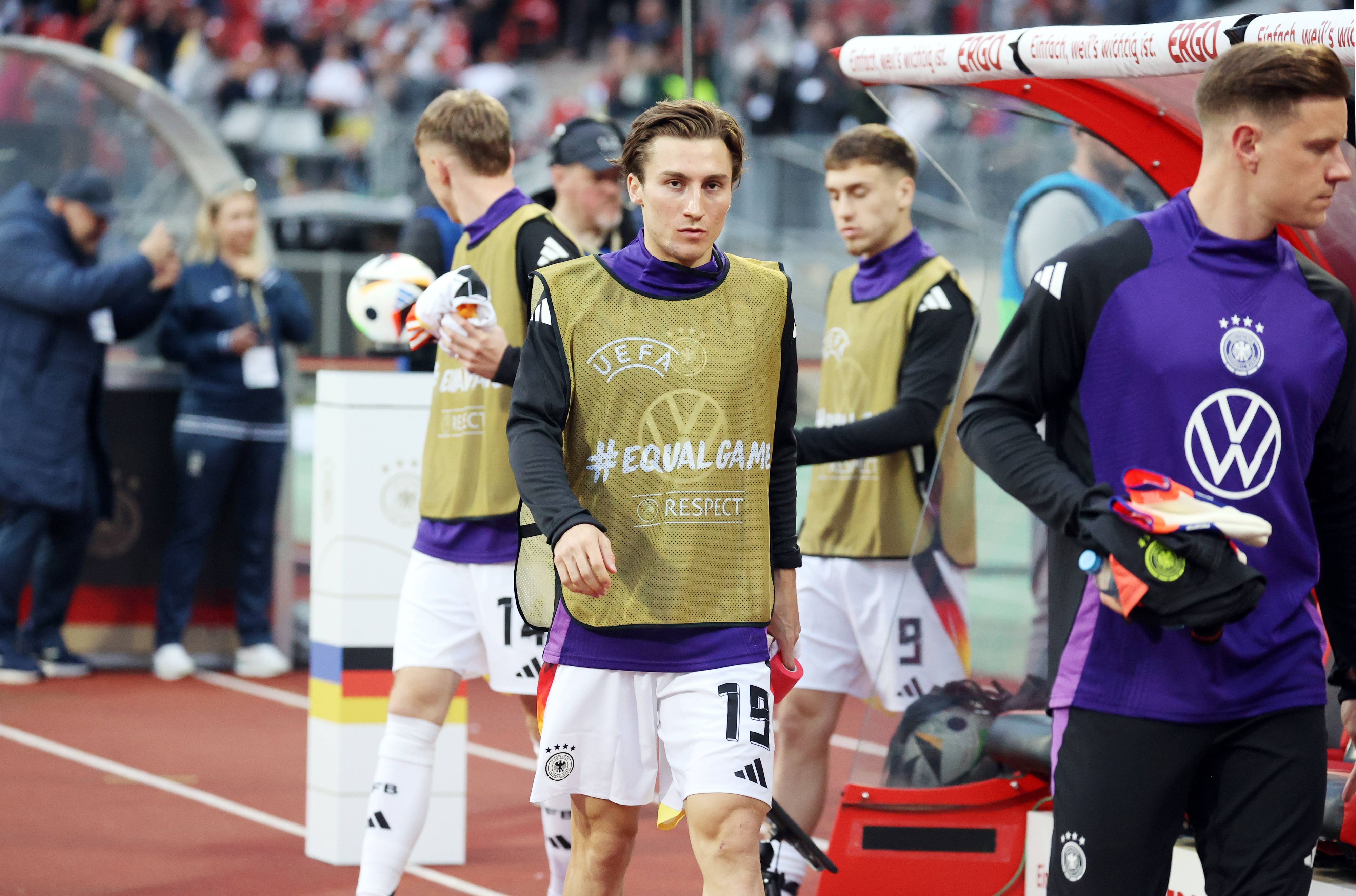 Rocco Reitz beim DFB-Spiel gegen die Ukraine.