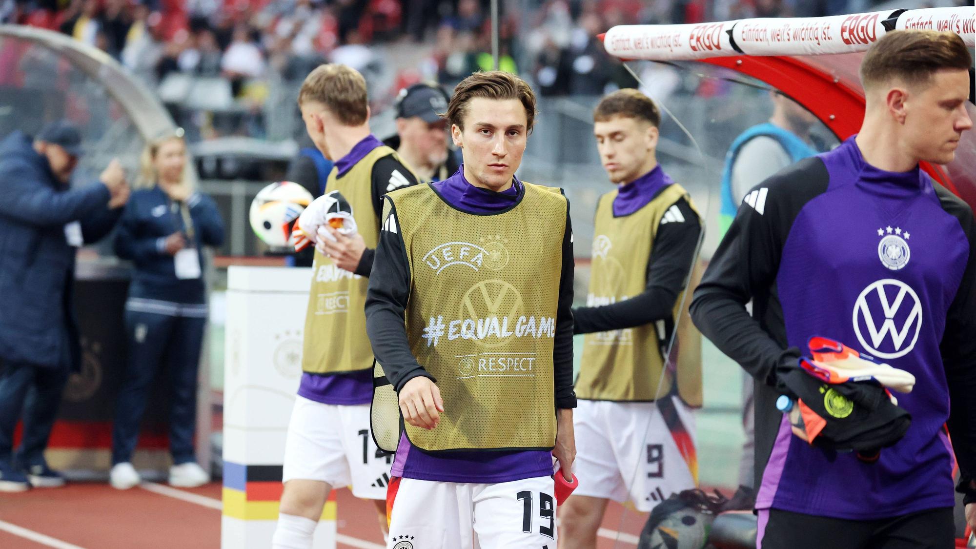Rocco Reitz beim DFB-Spiel gegen die Ukraine.