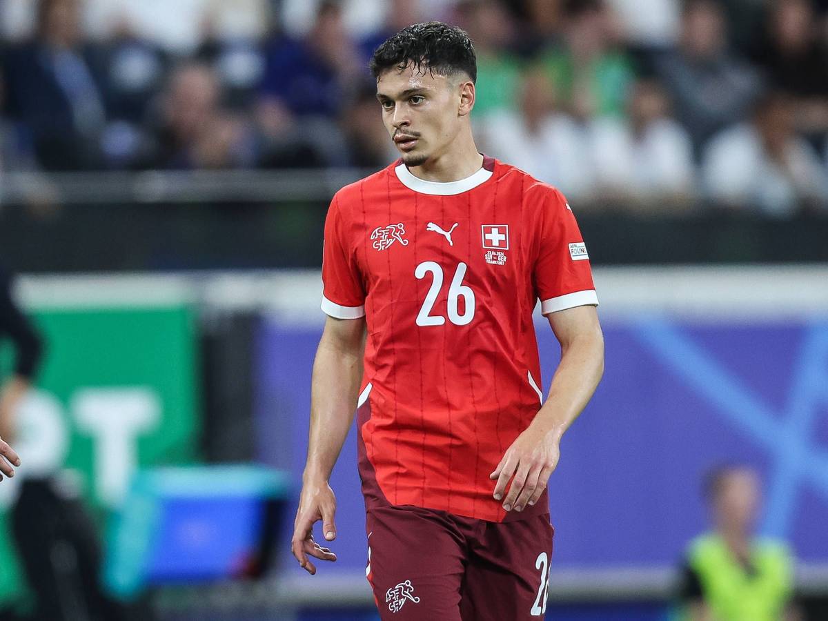 Fabian Rieder im Schweiz-Trikot.