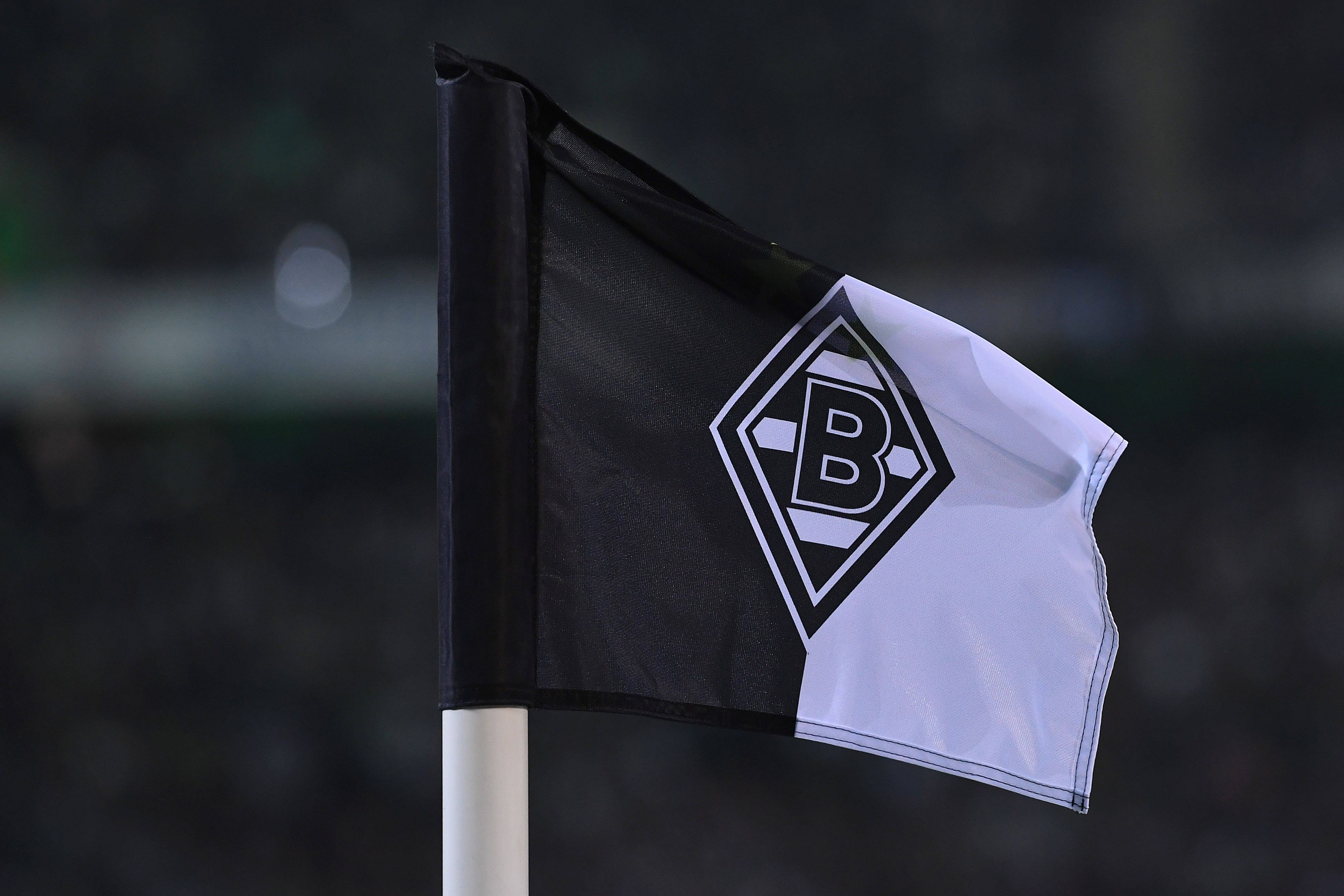 Eine Eckfahne im Borussia-Park.