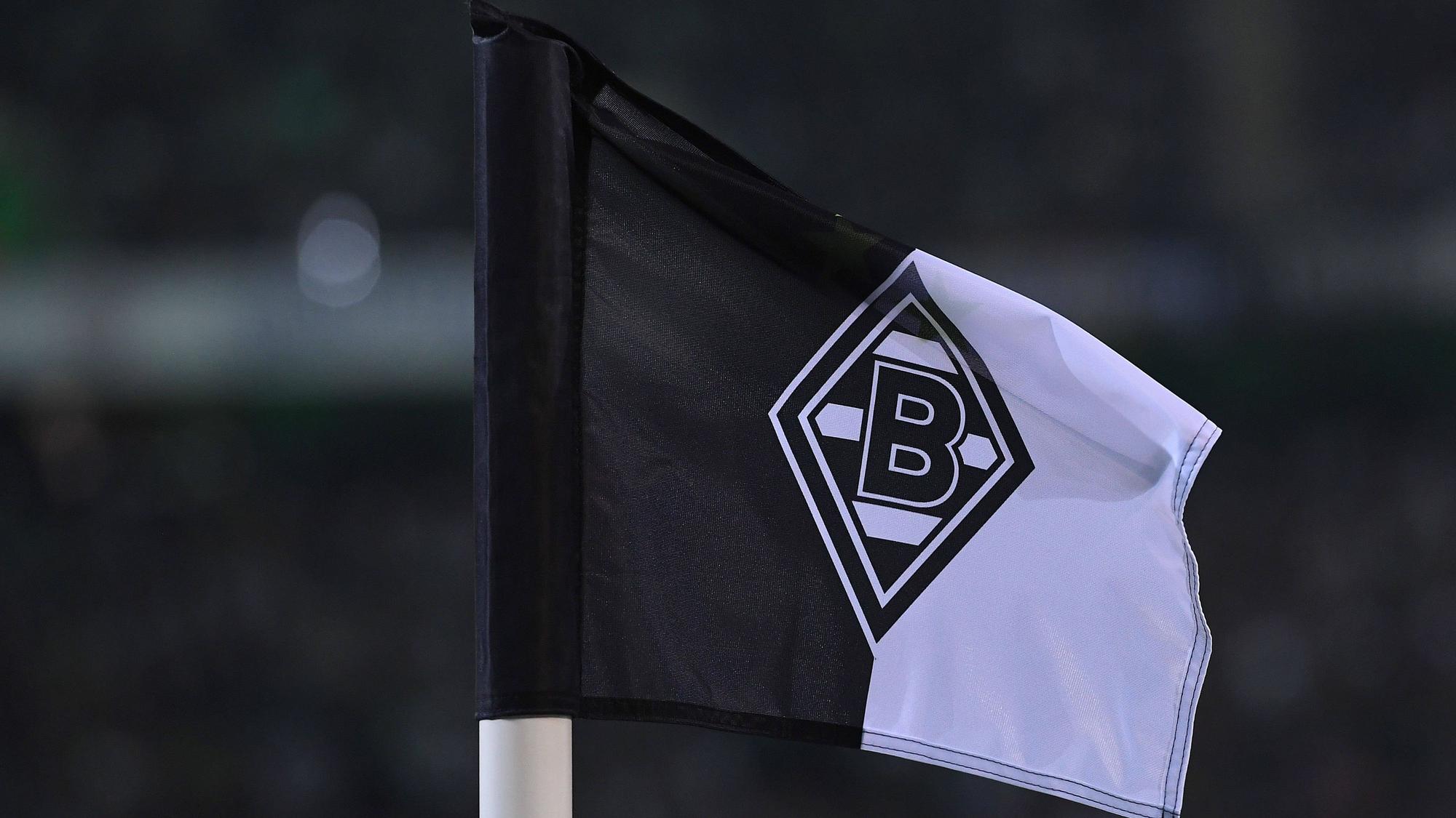 Eine Eckfahne im Borussia-Park.
