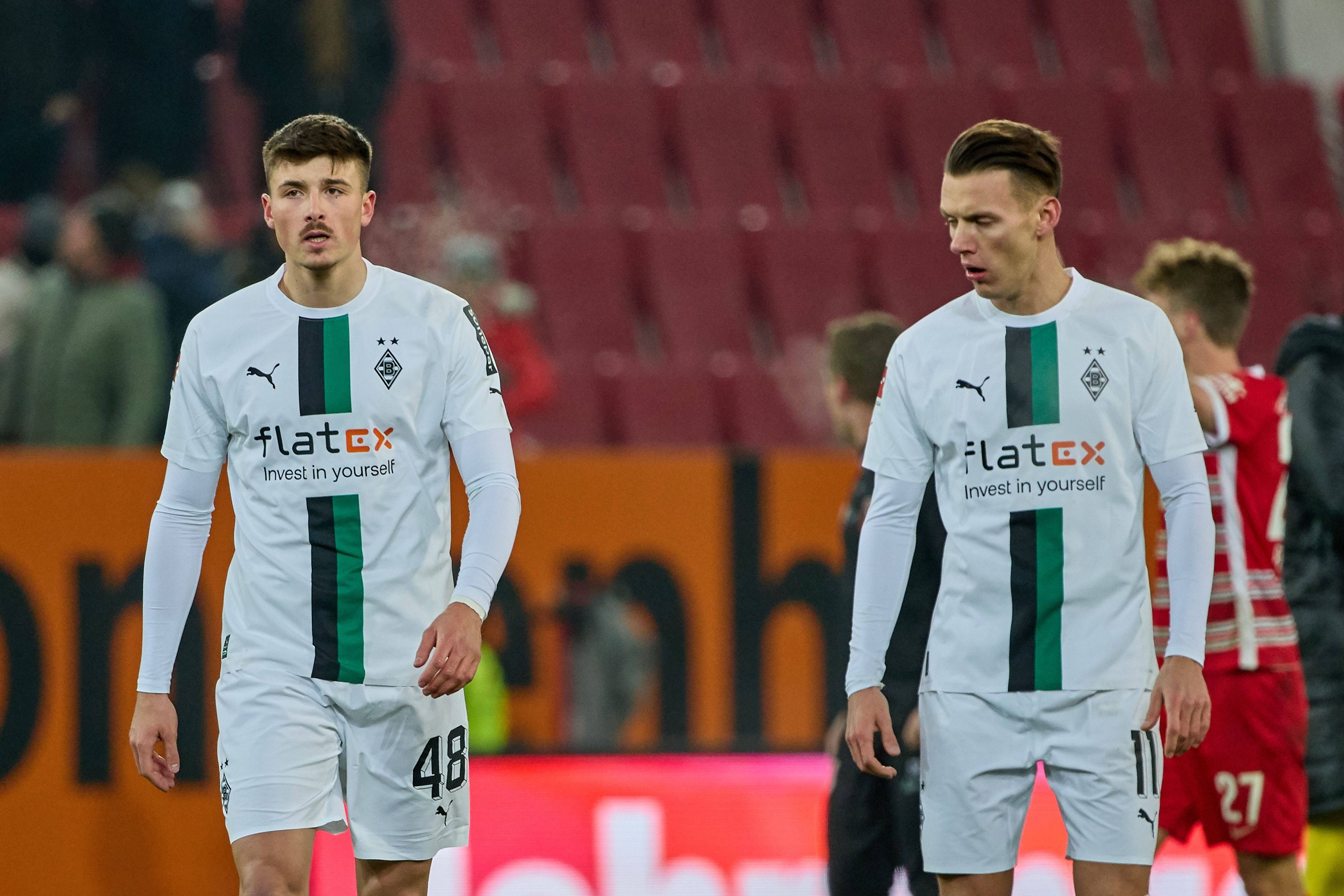 Semir Telalovic und Hannes Wolf im Gladbach-Trikot.
