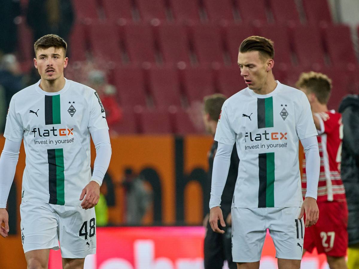 Semir Telalovic und Hannes Wolf im Gladbach-Trikot.