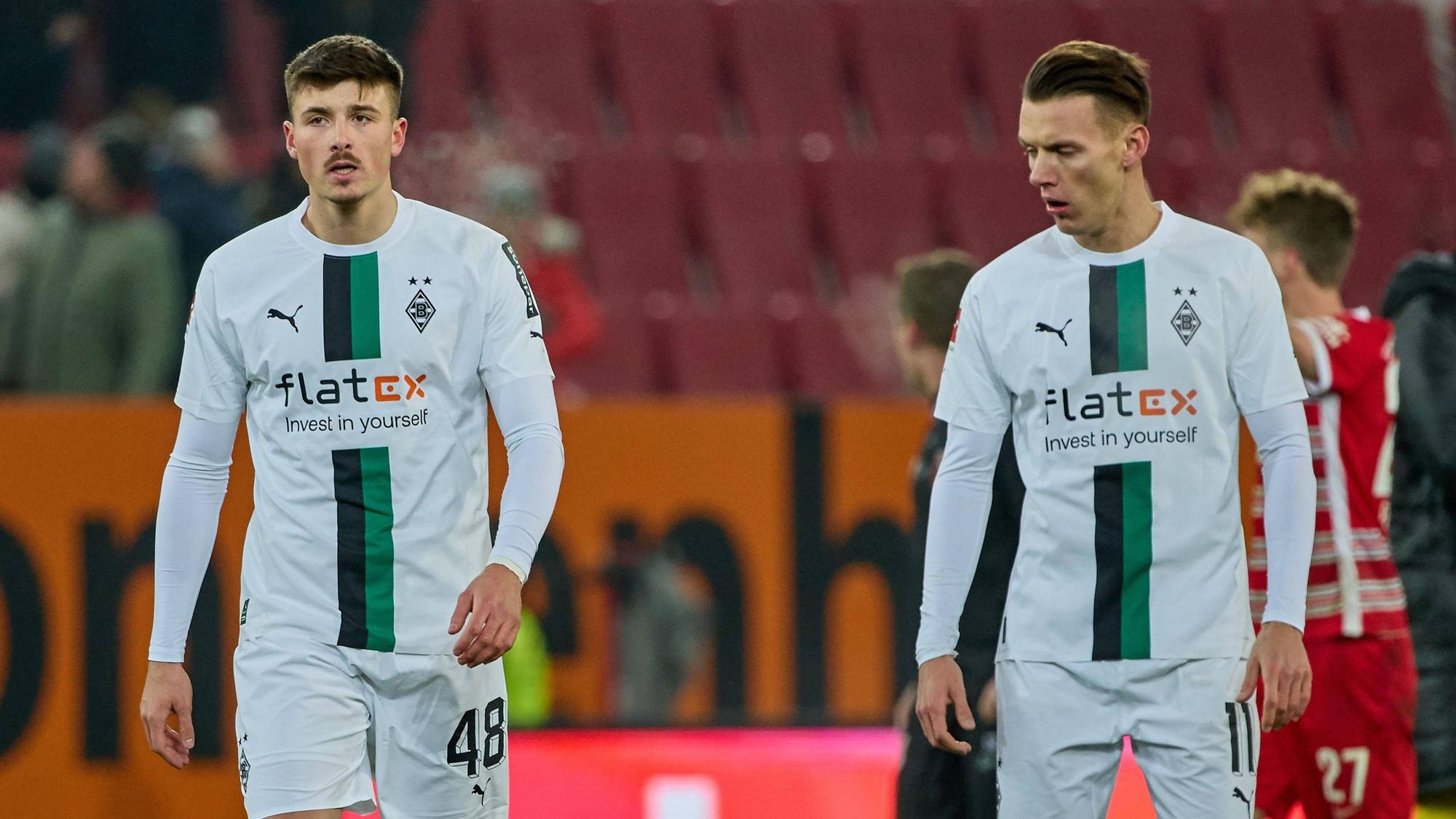 Semir Telalovic und Hannes Wolf im Gladbach-Trikot.