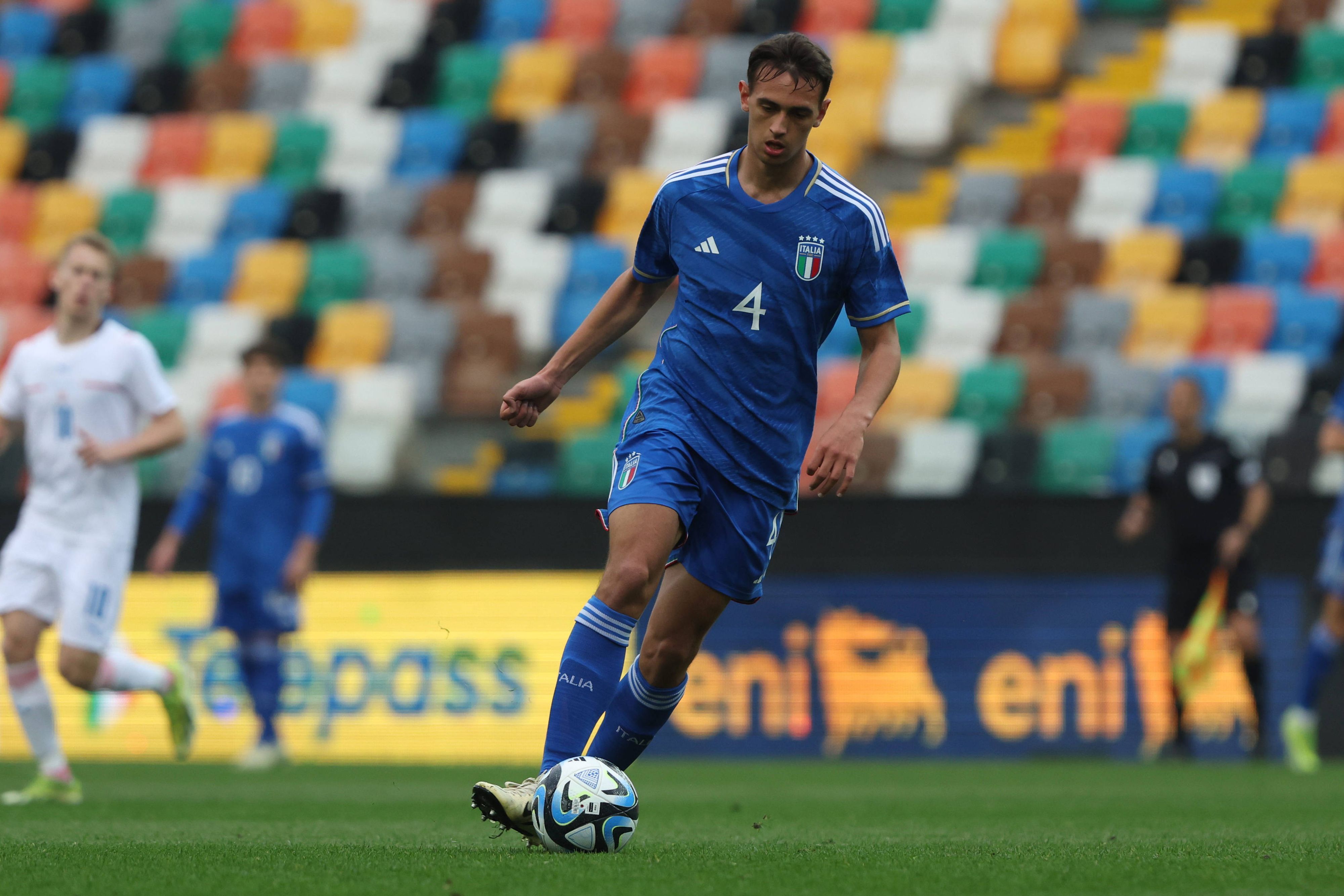 Fabio Chiarodia im Einsatz für die italienische U19-Auswahl.
