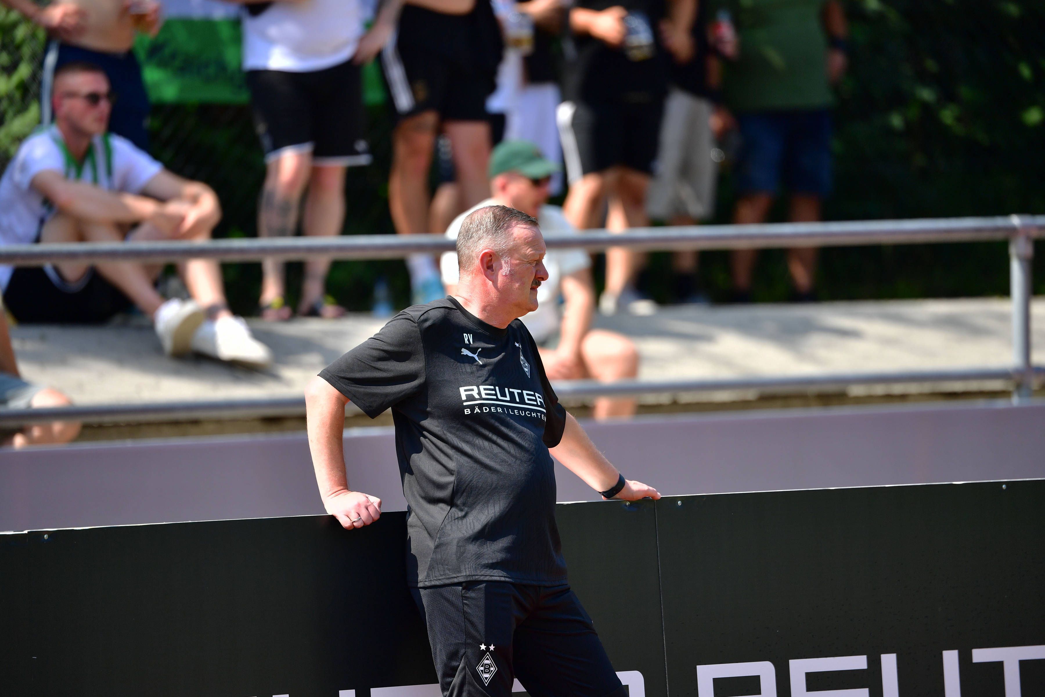 Roland Virkus beim Training im Trainingslager am Tegernsee.