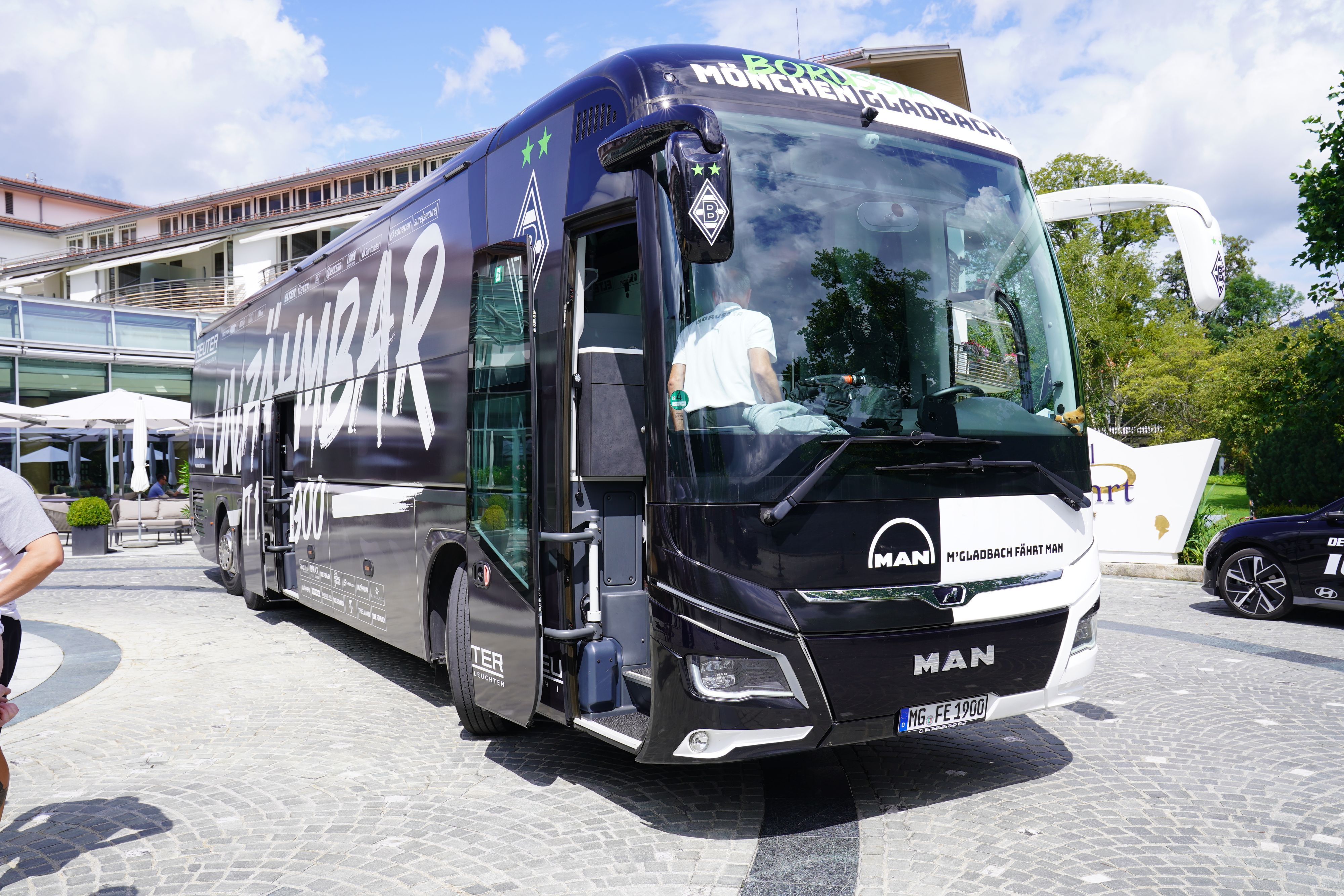 Bus von Borussia Mönchengladbach.