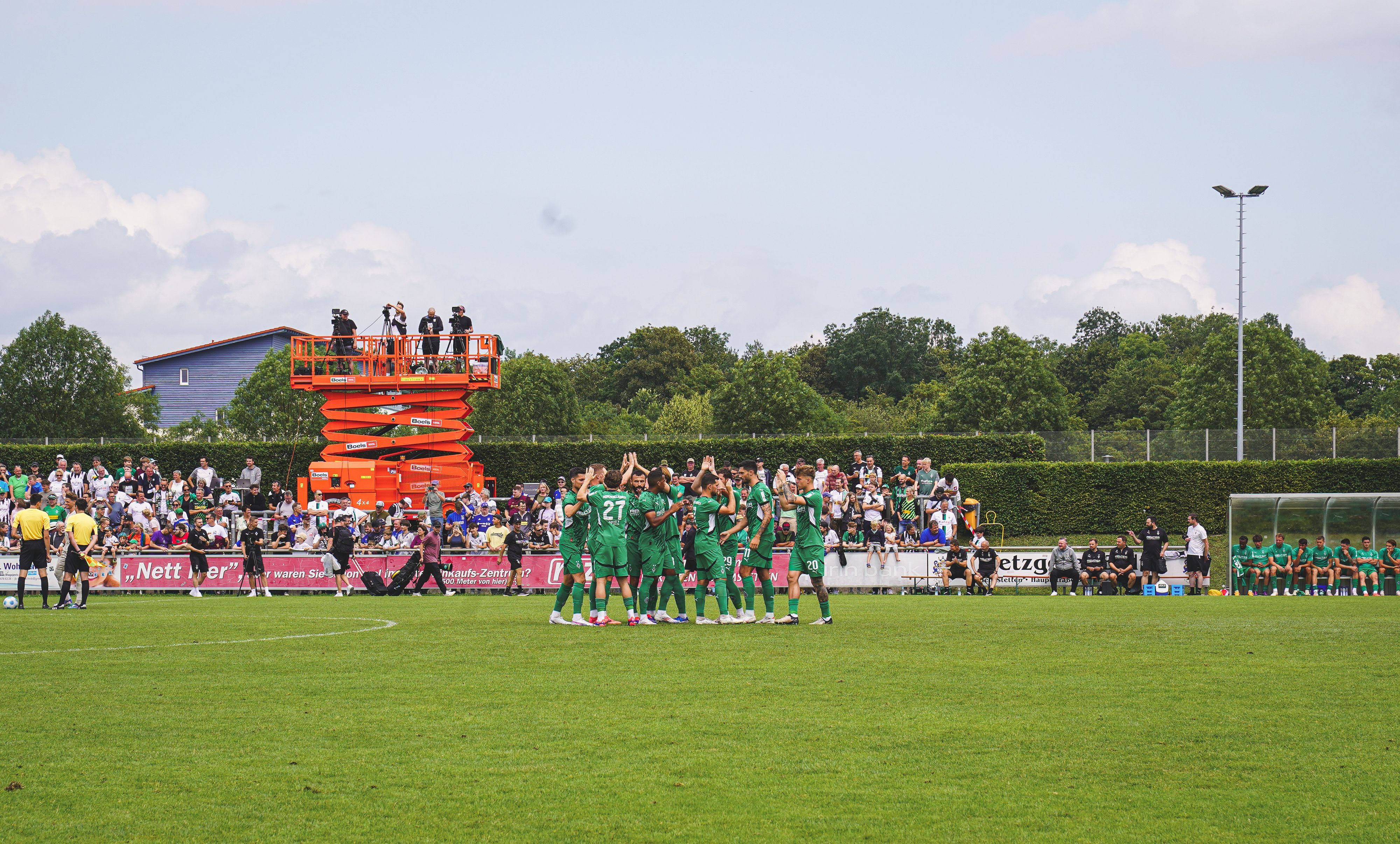 Borussia Mönchengladbach feiert.