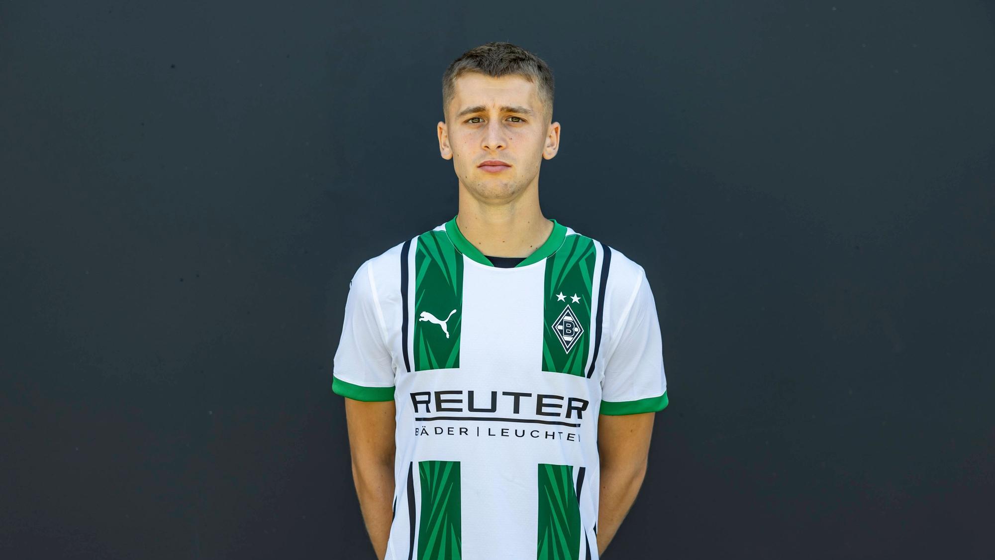 Oscar Fraulo, zentraler Mittelfeldspieler von Fußball-Bundesligist Borussia Mönchengladbach in der Saison 2024/2025.
