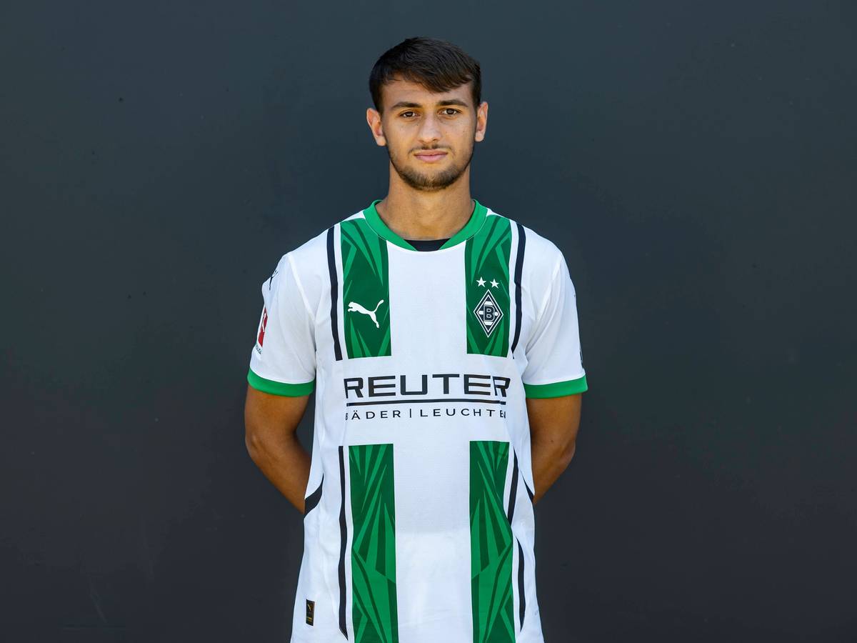 Fabio Chiarodia, Innenverteidiger von Fußball-Bundesligist Borussia Mönchengladbach in der Saison 2024/2025.