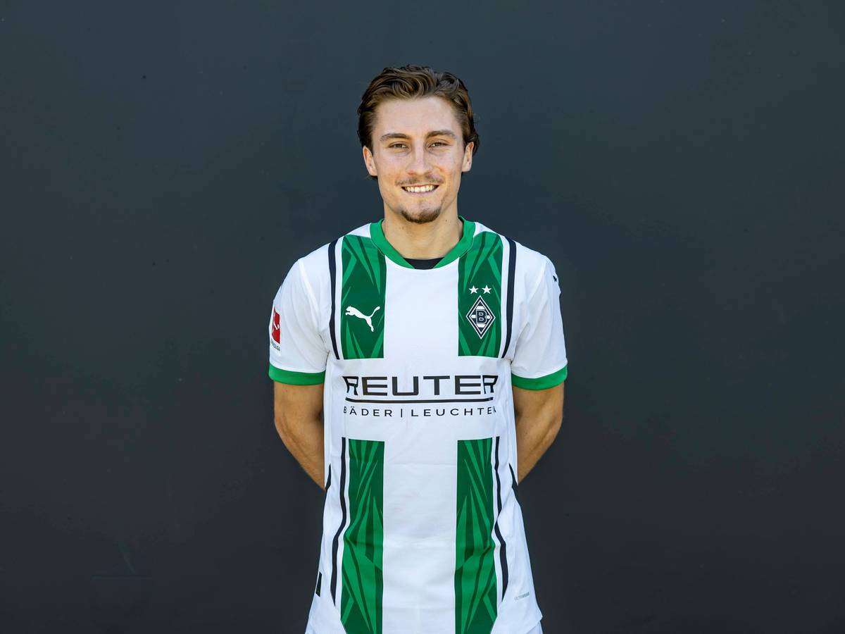 Rocco Reitz, zentraler Mittelfeldspieler von Fußball-Bundesligist Borussia Mönchengladbach in der Saison 2024/2025.