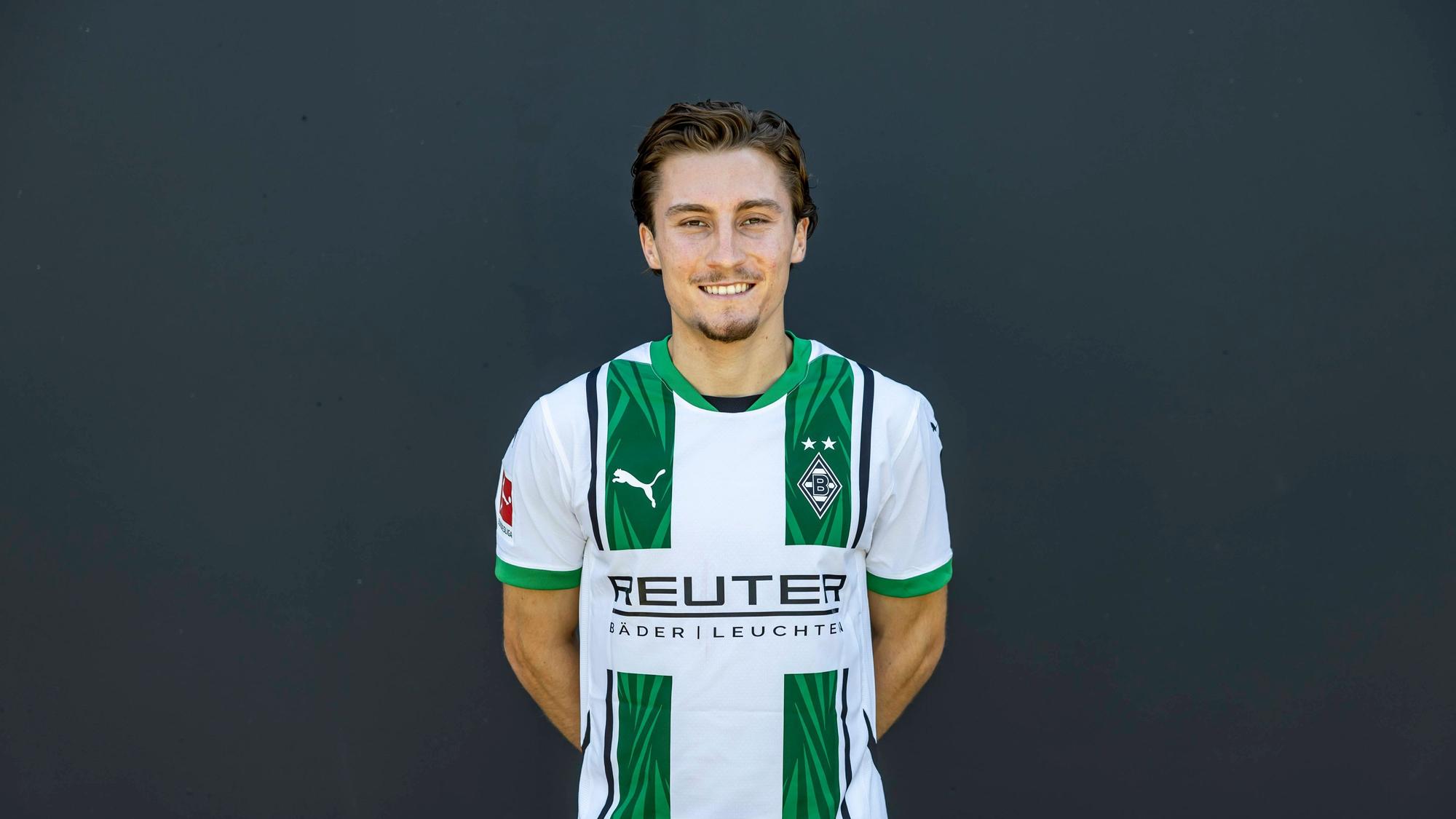Rocco Reitz, zentraler Mittelfeldspieler von Fußball-Bundesligist Borussia Mönchengladbach in der Saison 2024/2025.