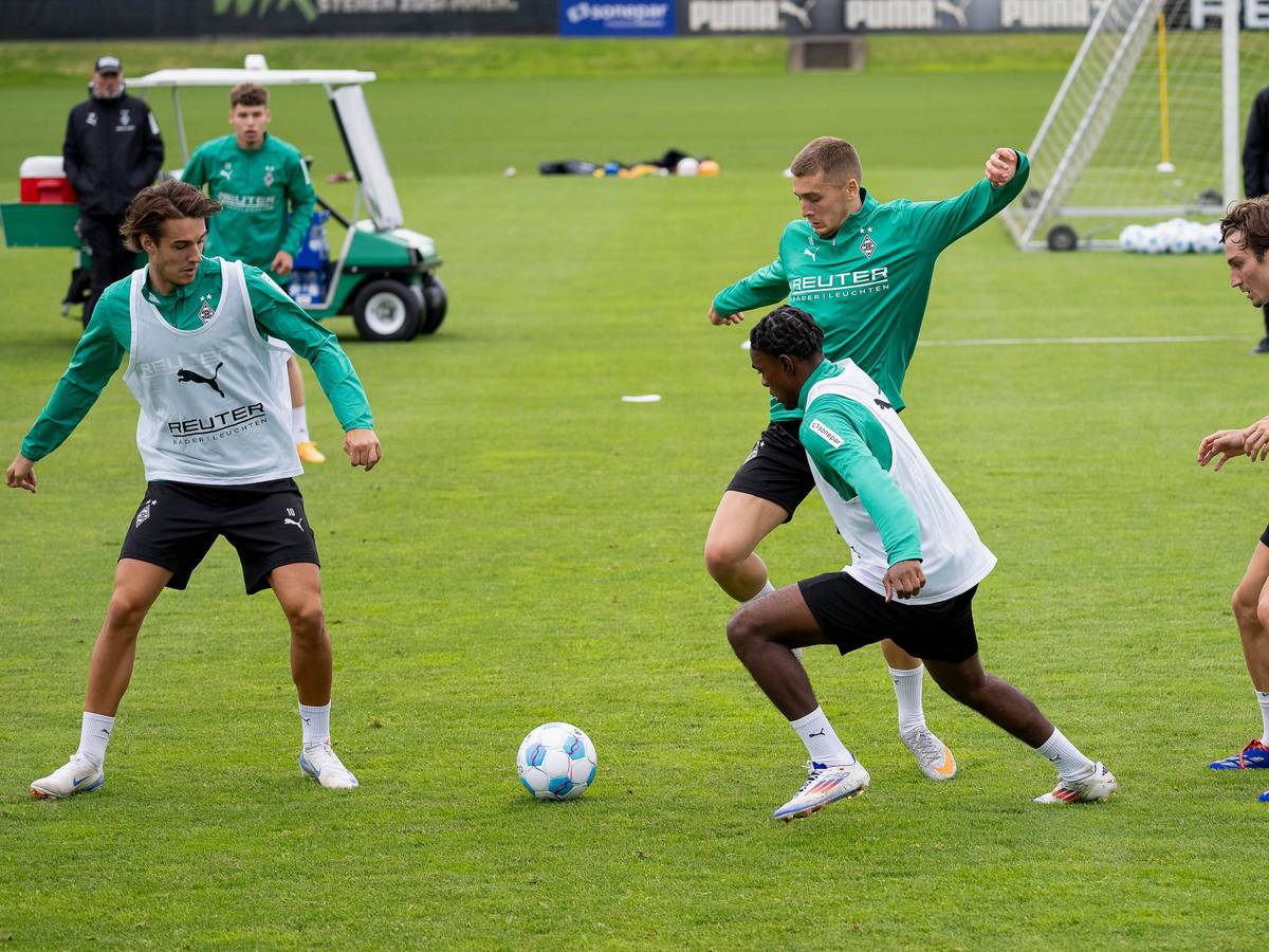 Oscar Fraulo am Ball bei einer Trainings-Übung.