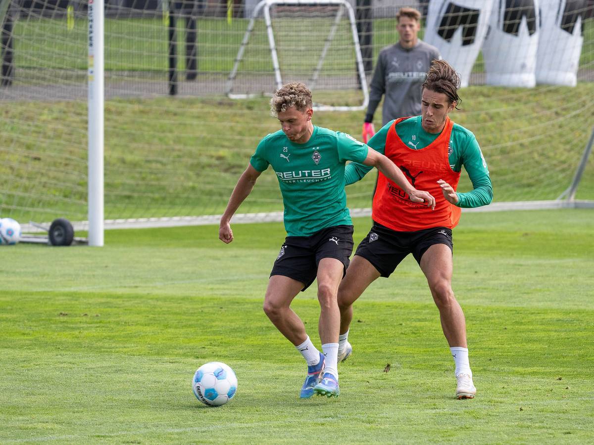 Intensives Training bei Borussia.