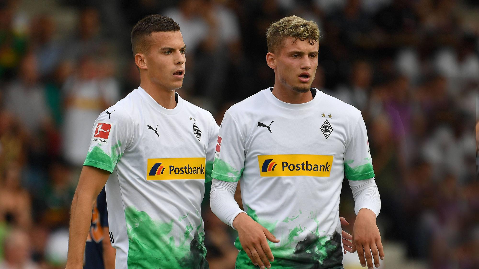 Die beiden Gladbach-Profis im Gespräch.