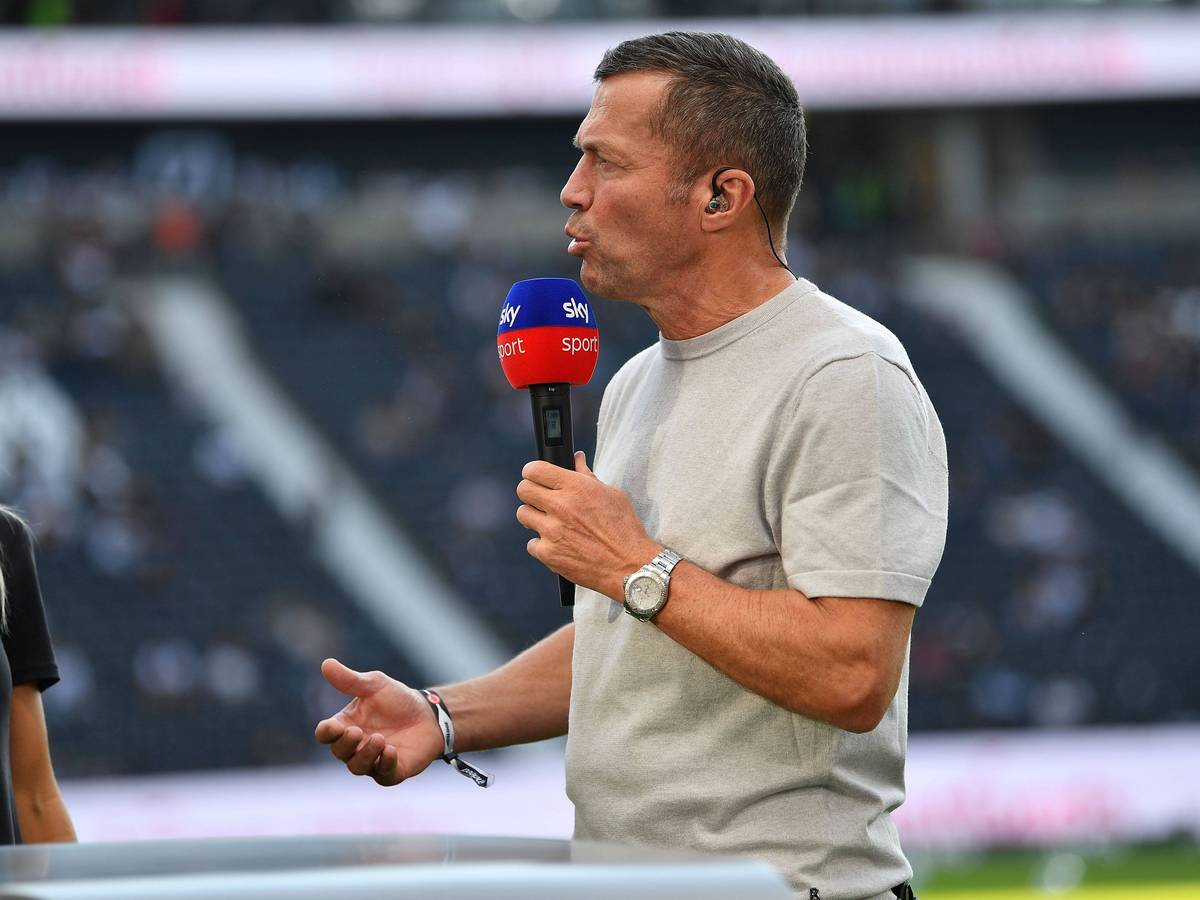 Lothar Matthäus spricht für Sky als Experte.