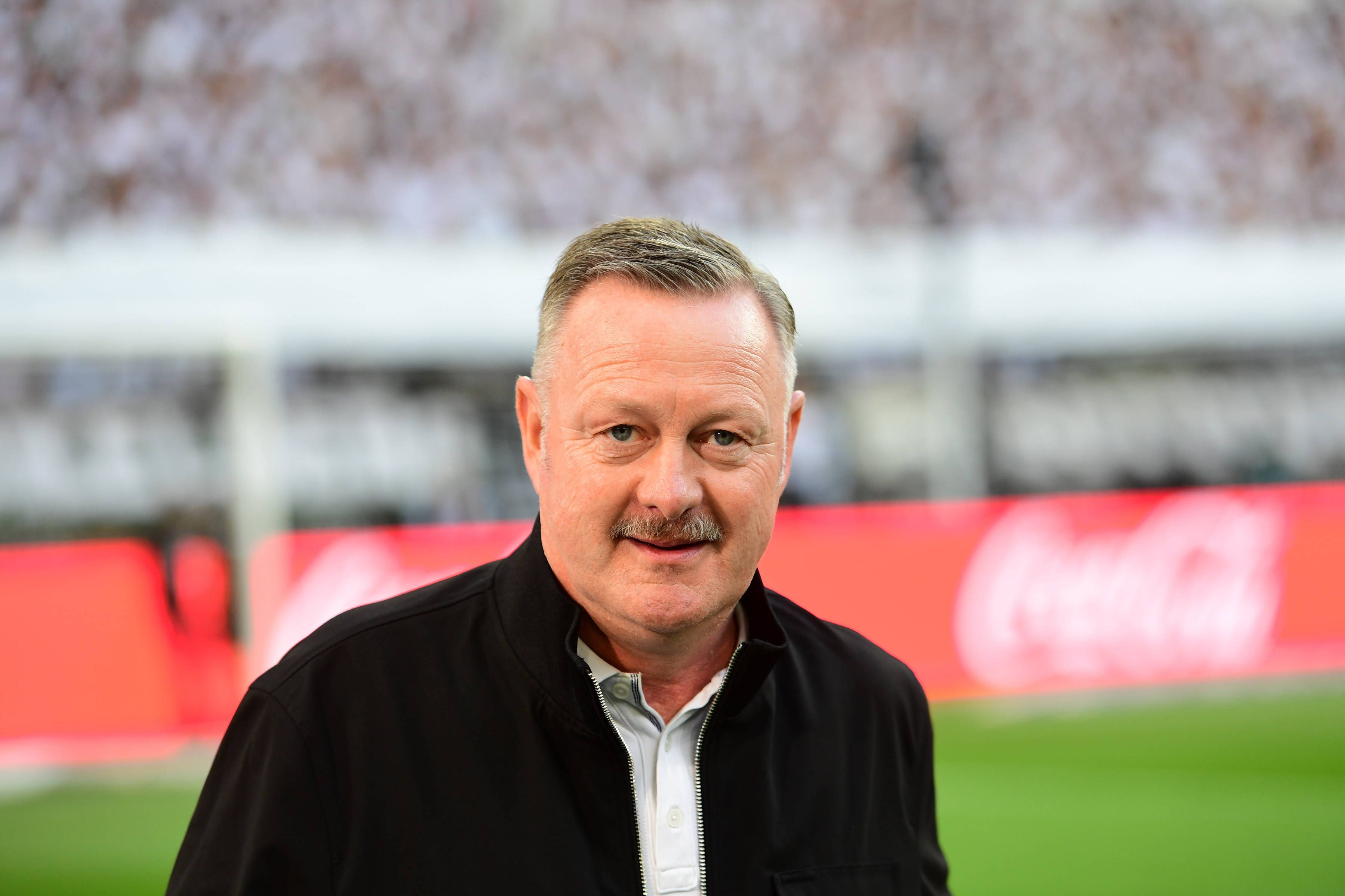 Roland Virkus beim Bundesliga-Auftakt.