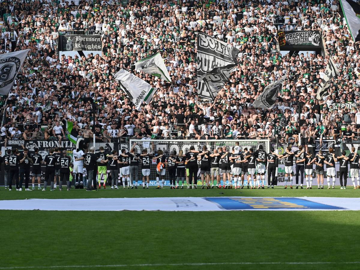 Schöner Abschied nach dem letzten Heimspiel der Saison.