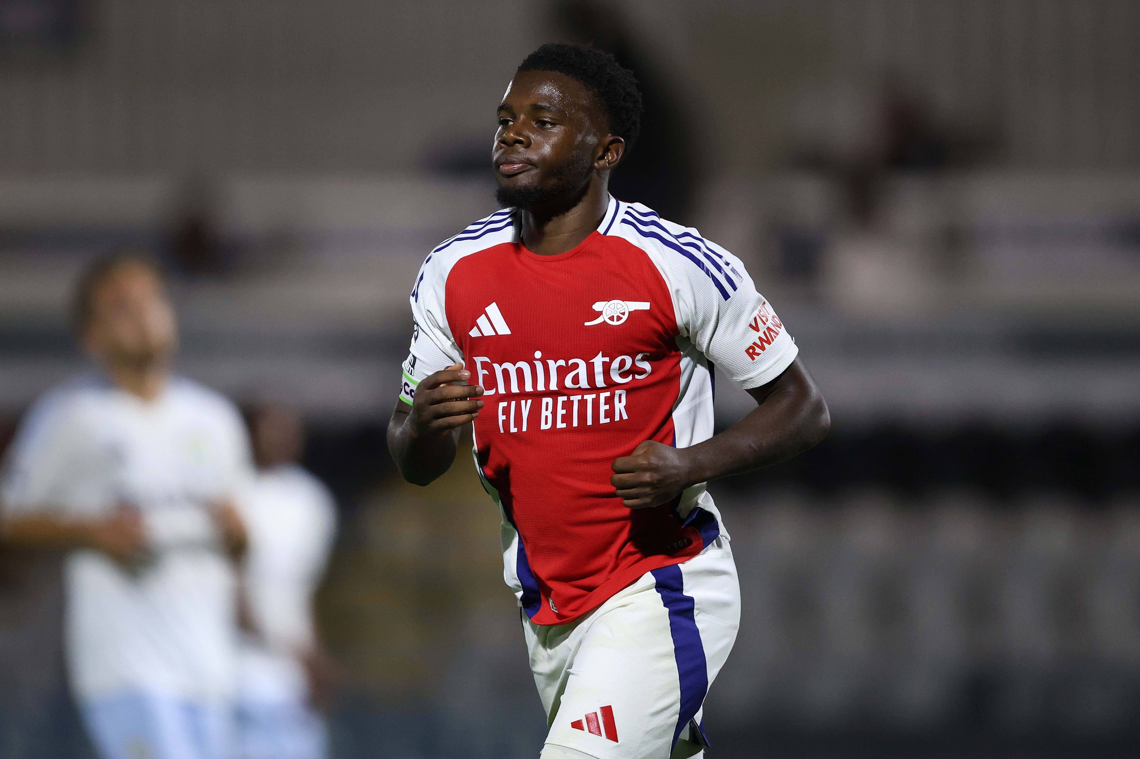 Nathan Butler-Oyedeji während eines Spiels der U21 des FC Arsenal.