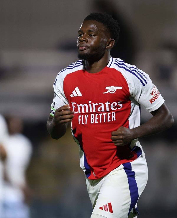 Nathan Butler-Oyedeji während eines Spiels der U21 des FC Arsenal.