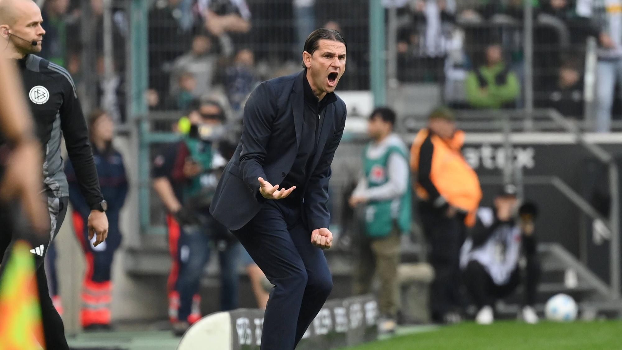 Gerardo Seoane wütet an der Seitenlinie.