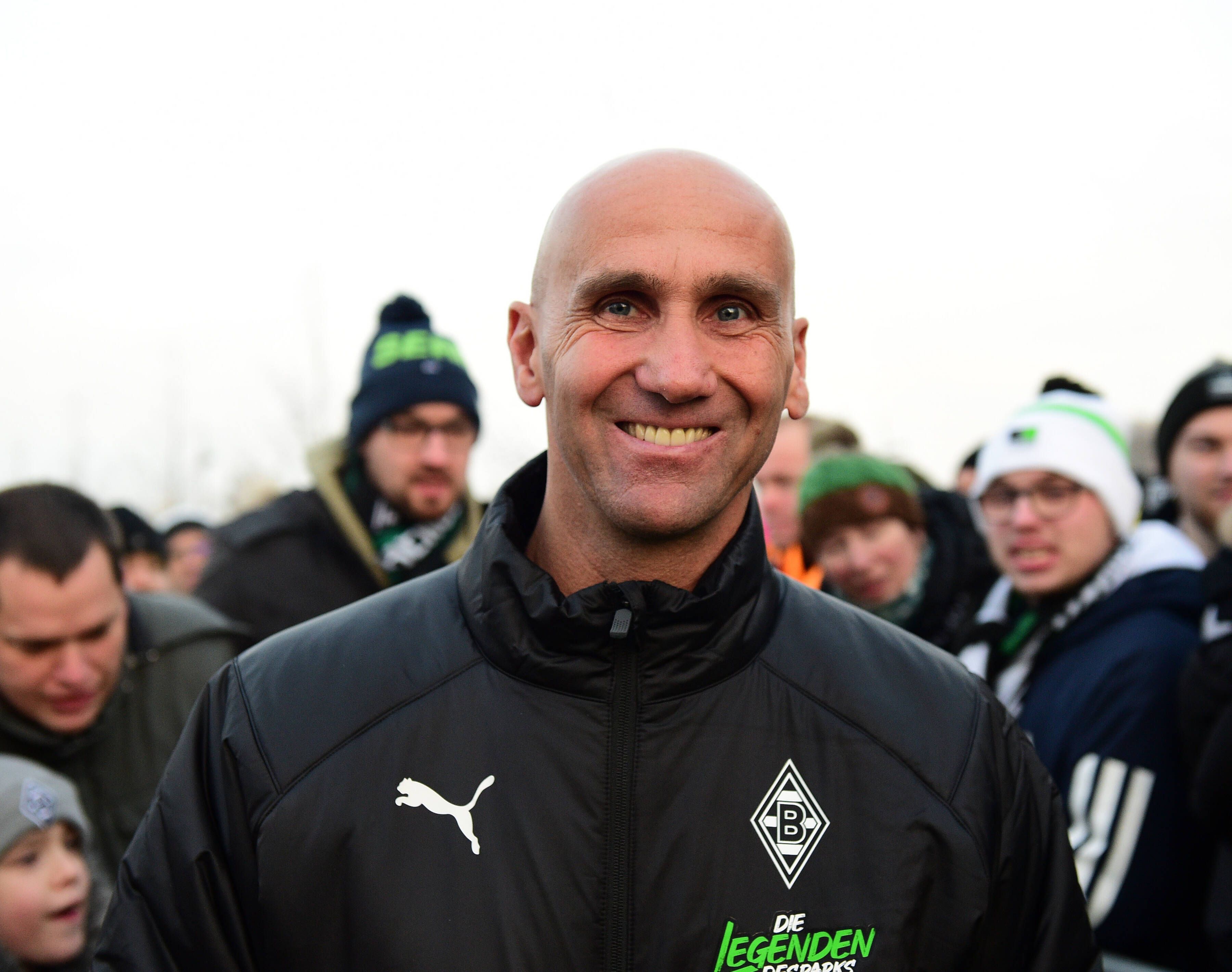 André Schubert beim Event „Legenden des Parks“.
