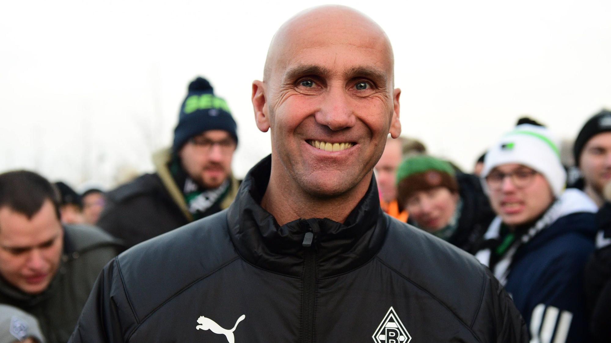André Schubert beim Event „Legenden des Parks“.