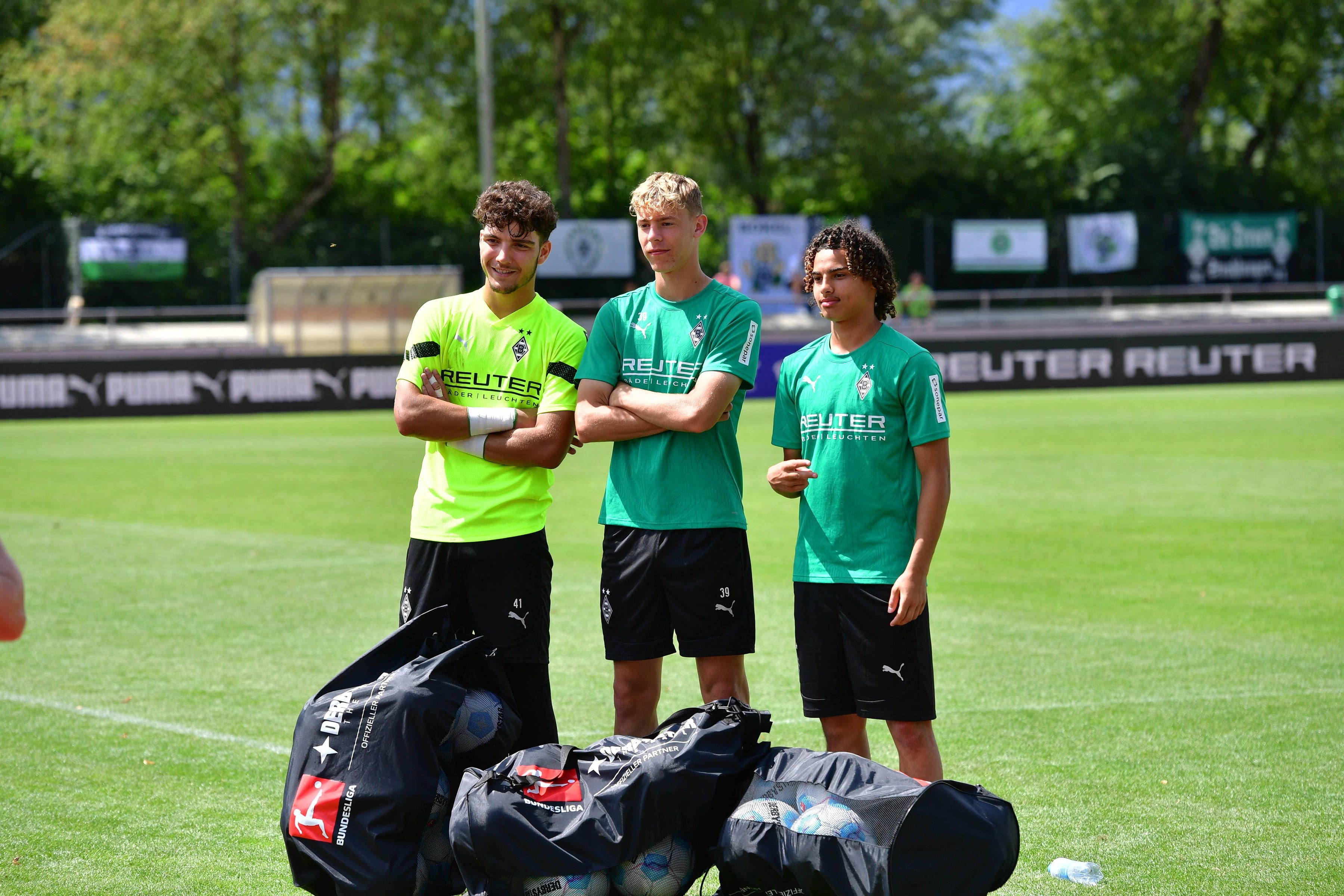 Talente von Borussia Mönchengladbach beim Trainingslager am Tegernsee.