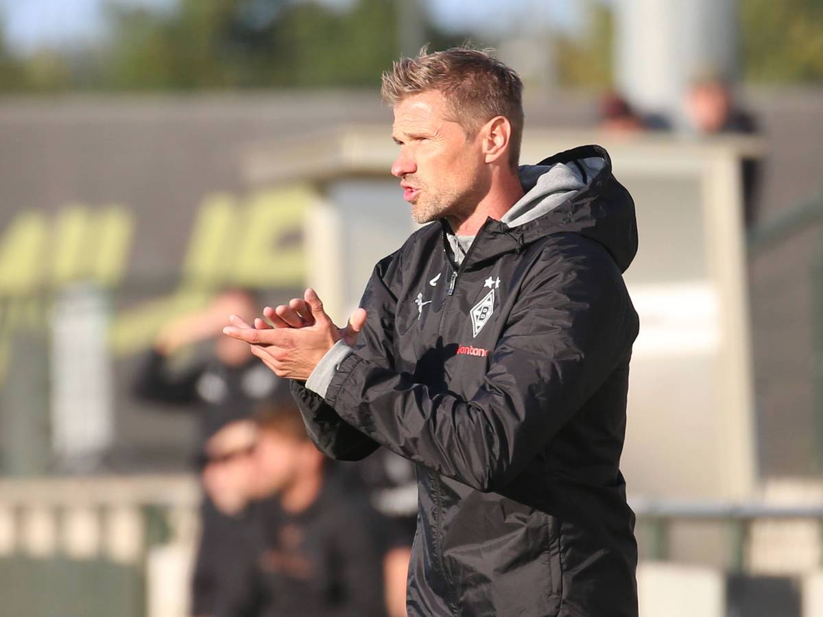 Oliver Kirch bei einem Spiel der U19 von Borussia Mönchengladbach.