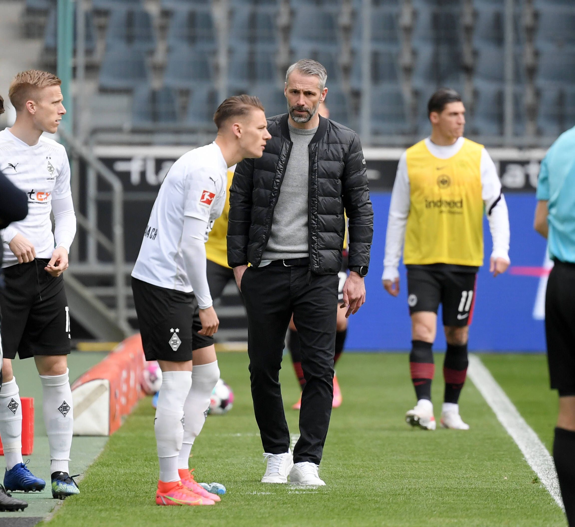Marco Rose wechselt Hannes Wolf ein.