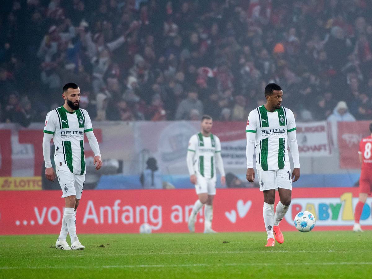 Franck Honorat und Alassane Plea sind niedergeschlagen.
