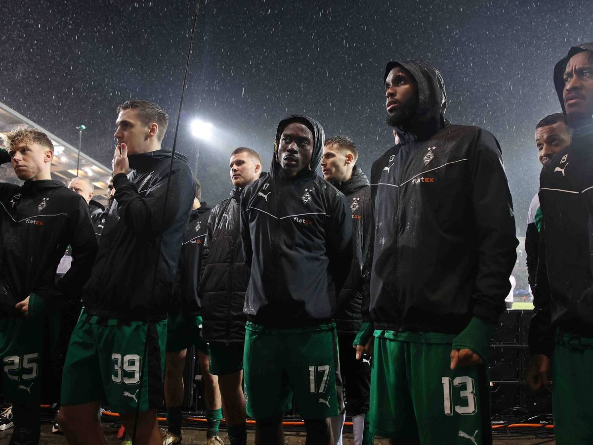 Profis von Borussia Mönchengladbach sind frustriert.