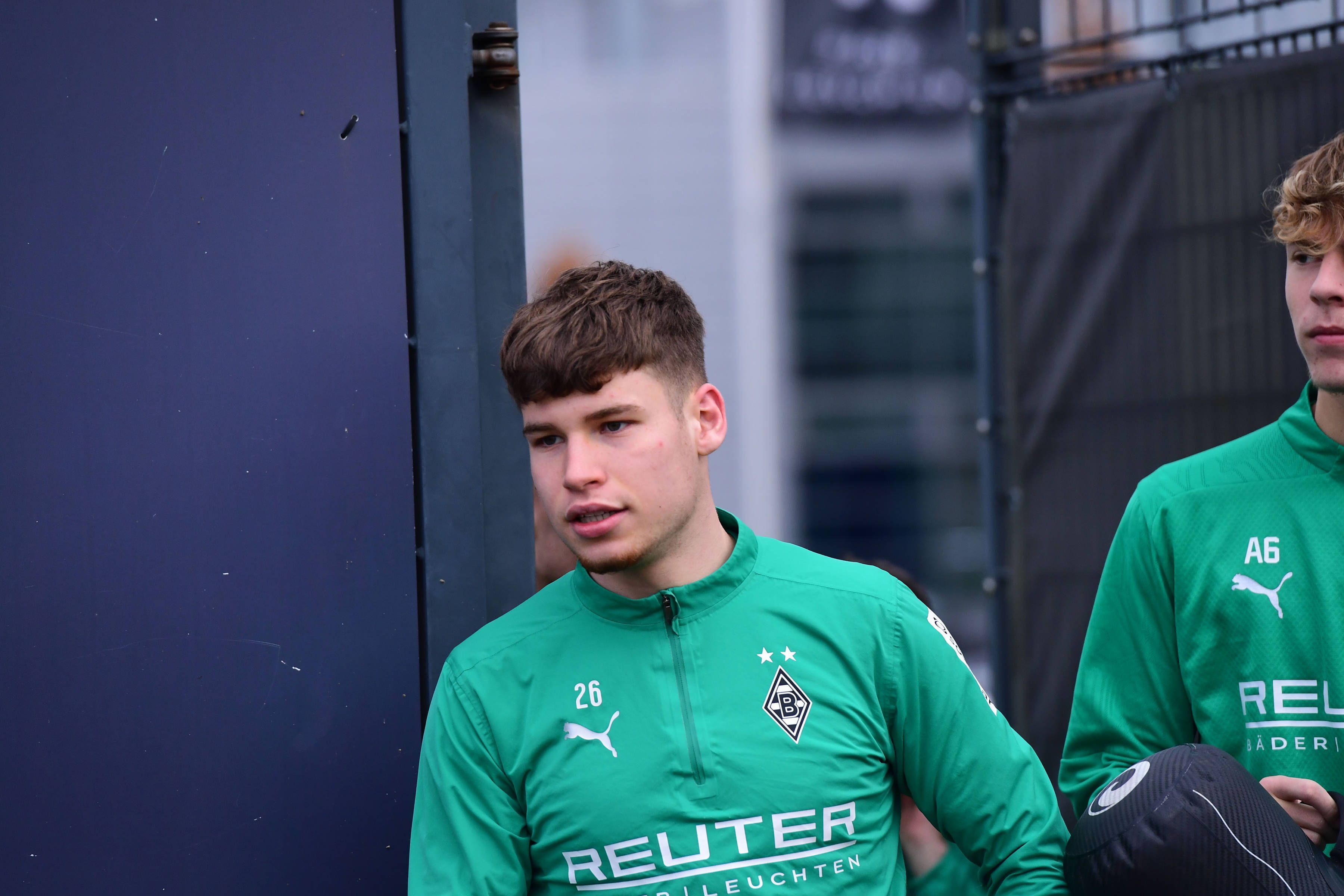 Lukas Ullrich beim Gladbach-Training.