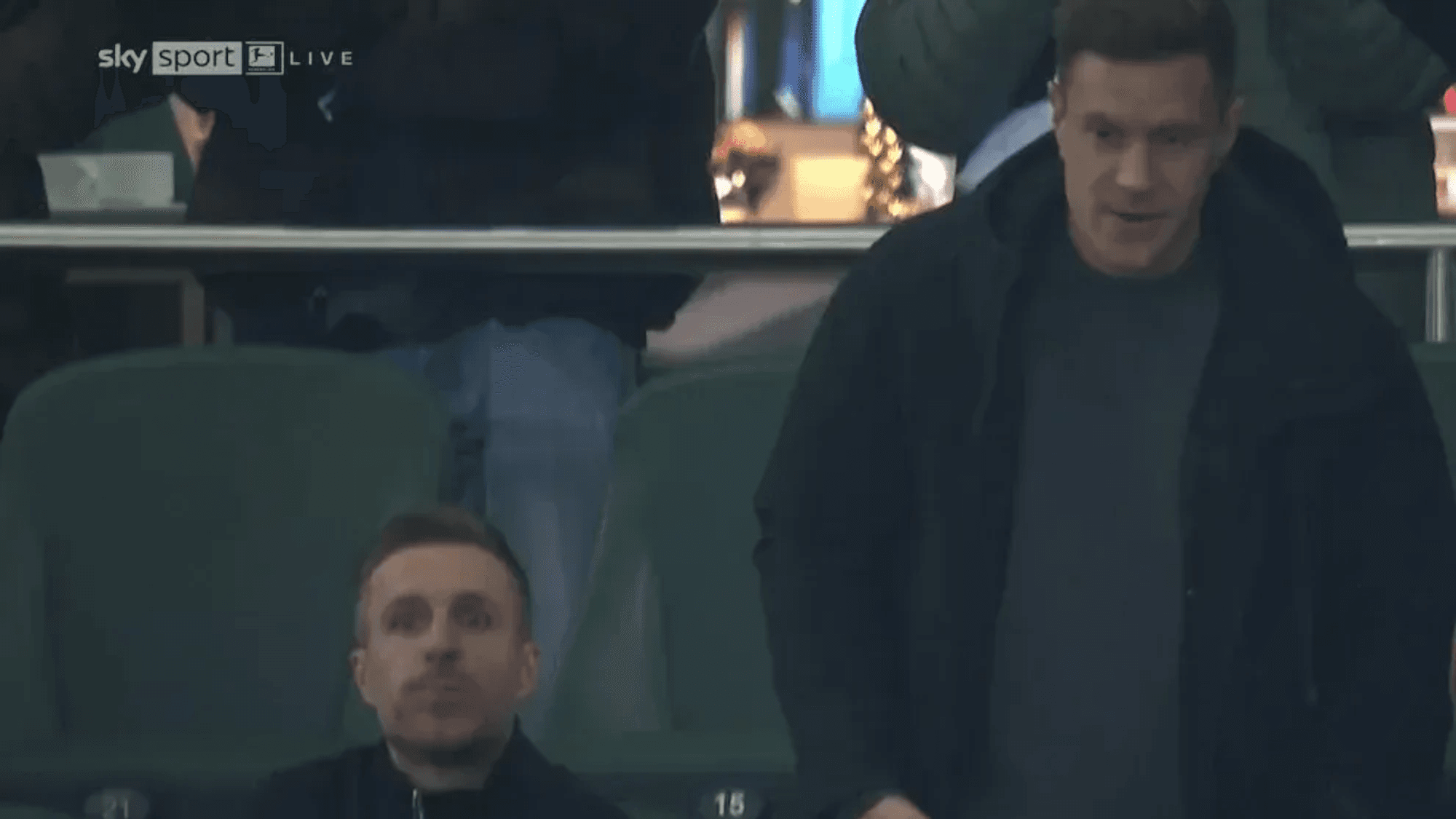 Marc-André ter Stegen und Patrick Herrmann im Borussia-Park.