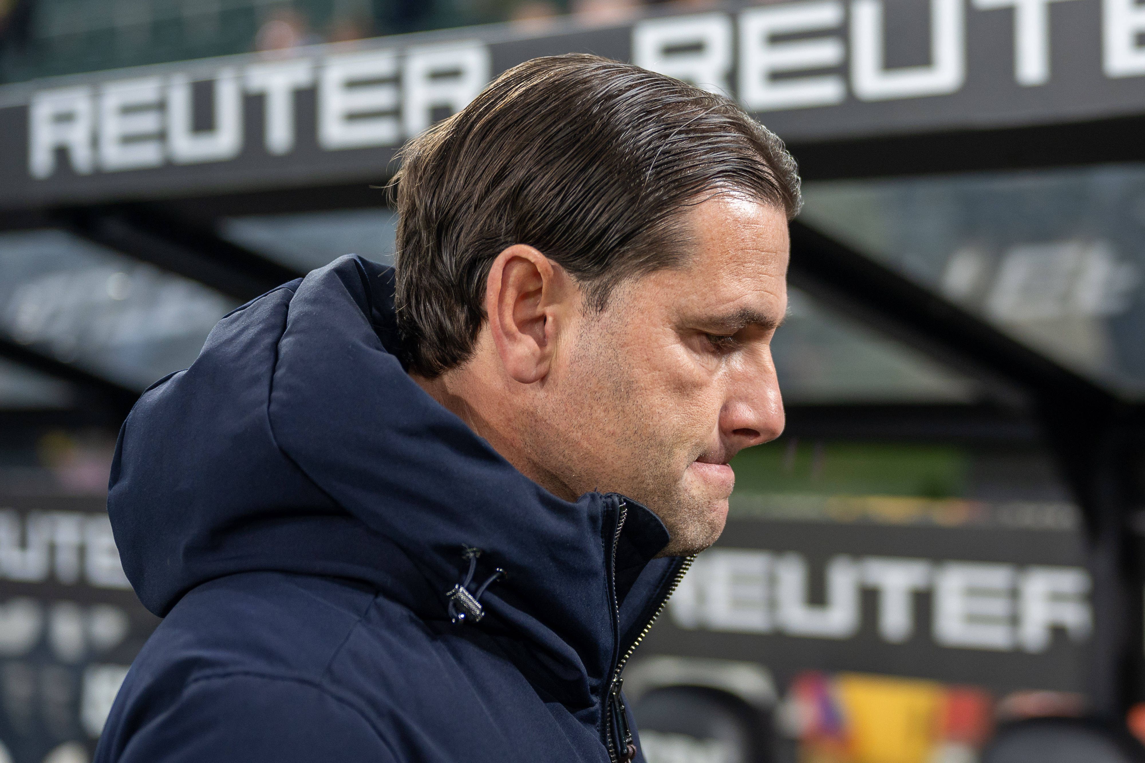 Gerardo Seoane auf dem Weg zum Interview.