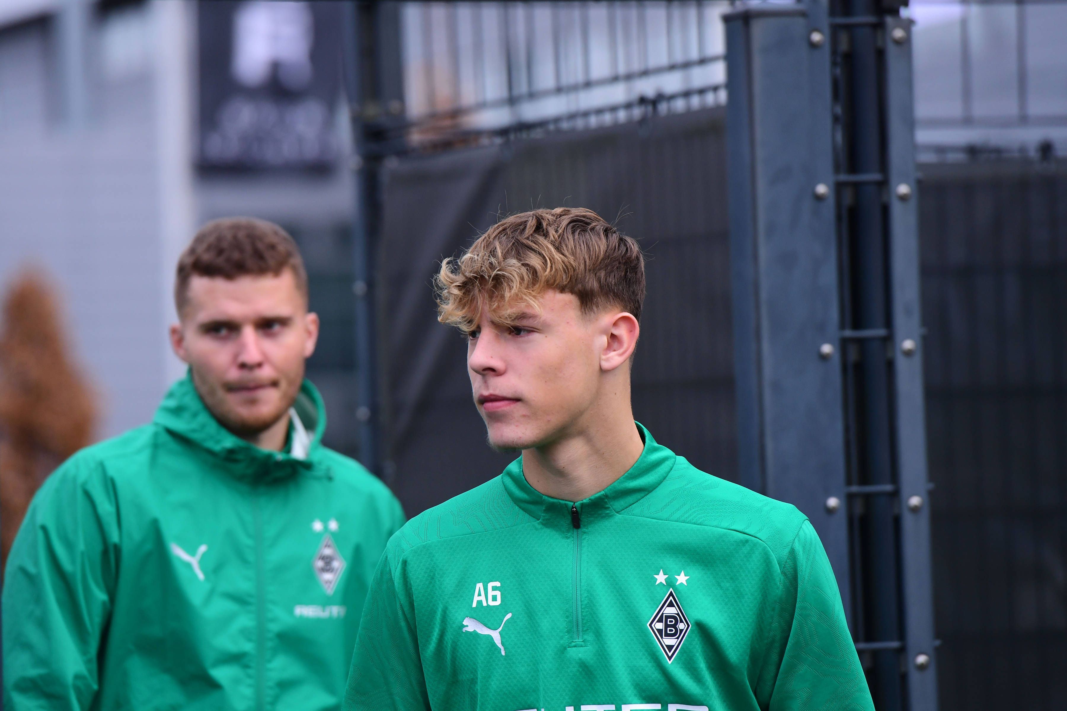 Niklas Swider im Borussia-Training.