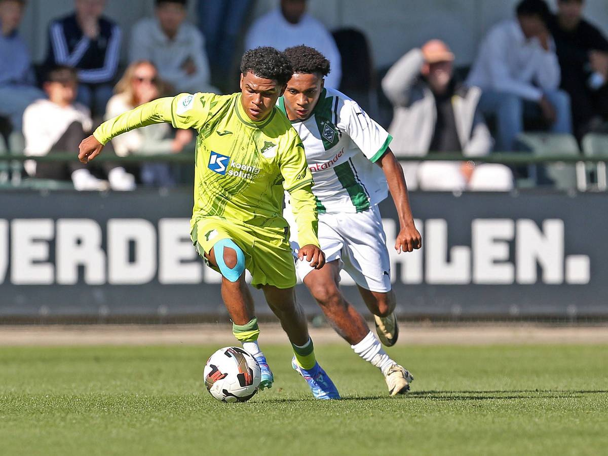 Mathieu Nguefack im Duell gegen Tiago Poller.