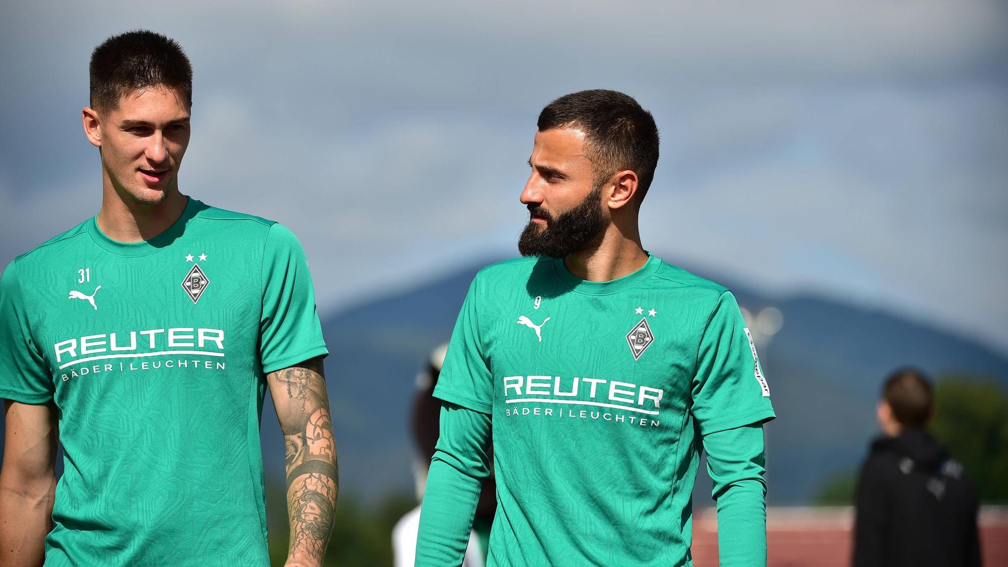 Tomas Cvancara und Franck Honorat im Trainingslager.